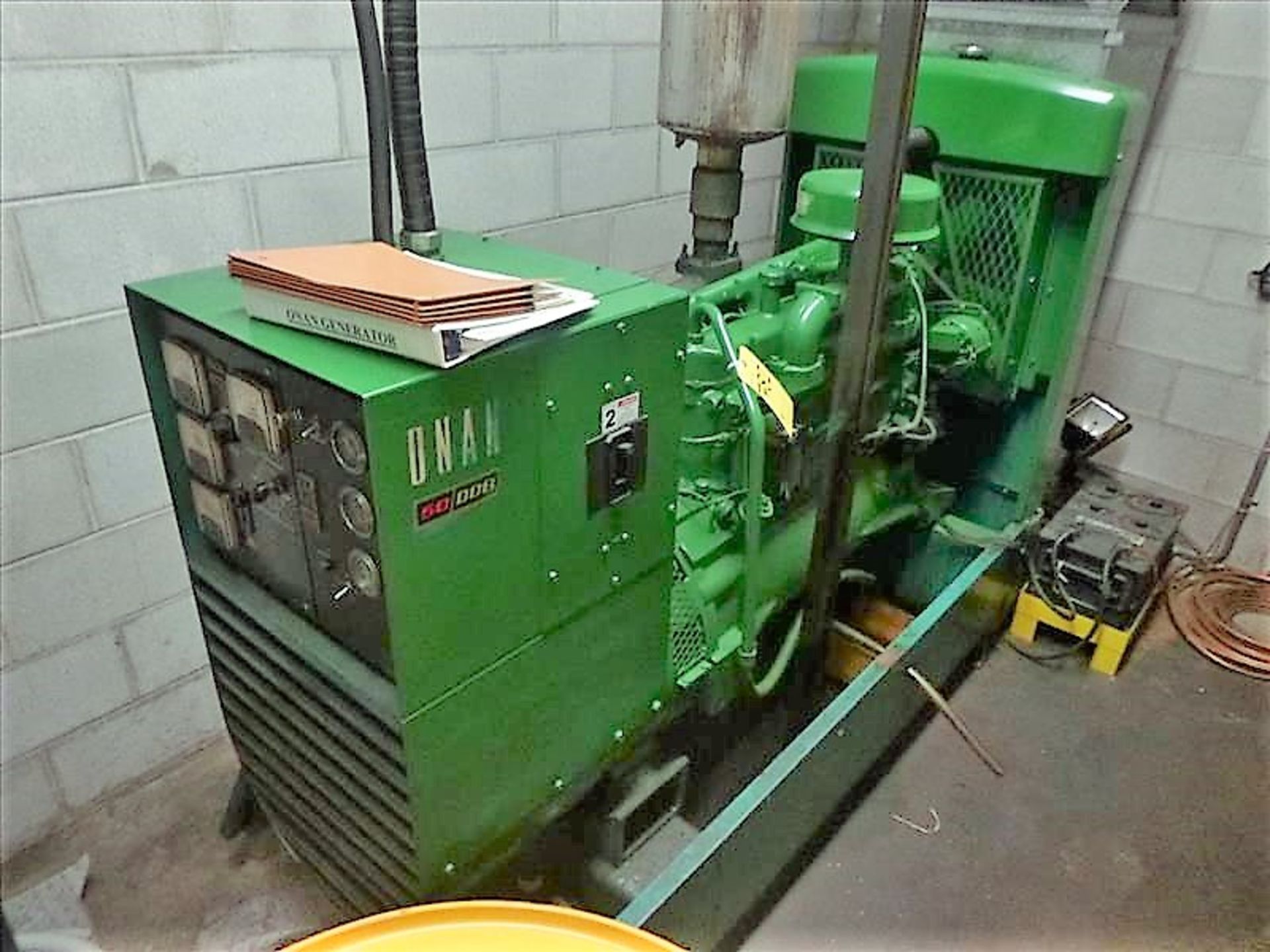 ONAN 50.0 DDB-15R/9134 A 50 kw Generator, s/n 0275927173, w/ John Deere 6 cyl Diesel - Image 3 of 6