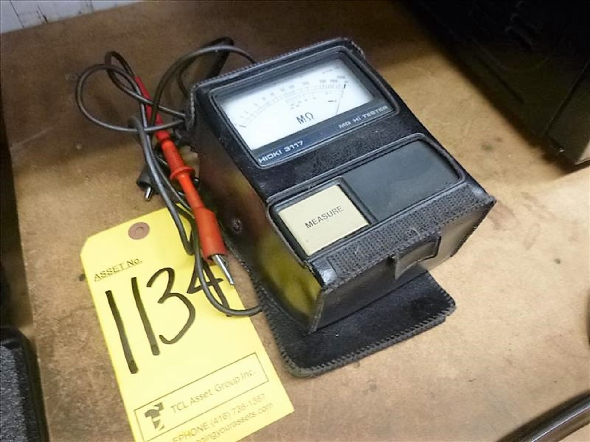 HIOKI 3117 No. 1 MOHM Tester