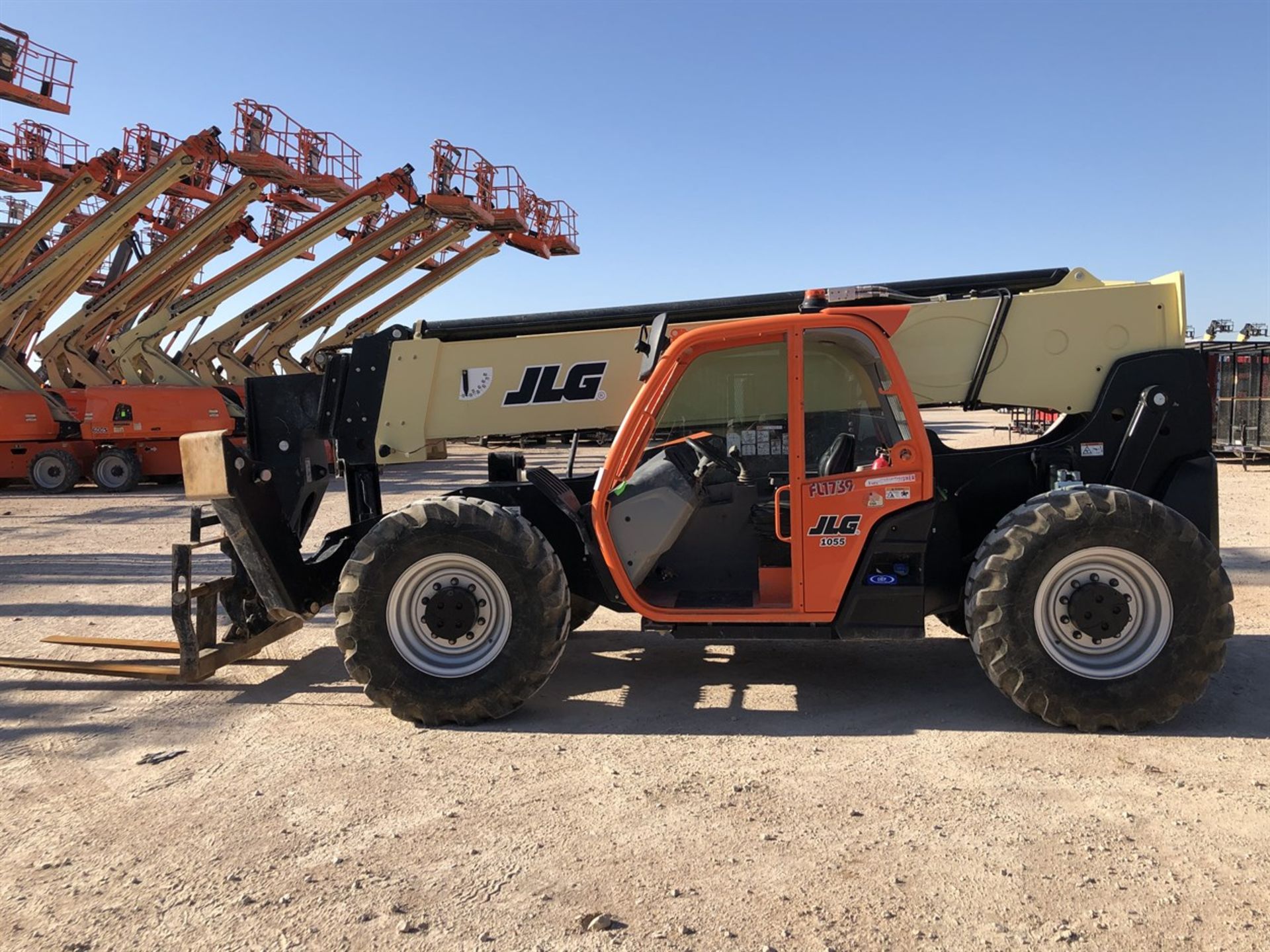 2018 JLG 1055 Telehandler, s/n 160085296, 10,000 Lb. Maximum Lift Capacity, 55' Maximum Lift Height, - Image 10 of 16