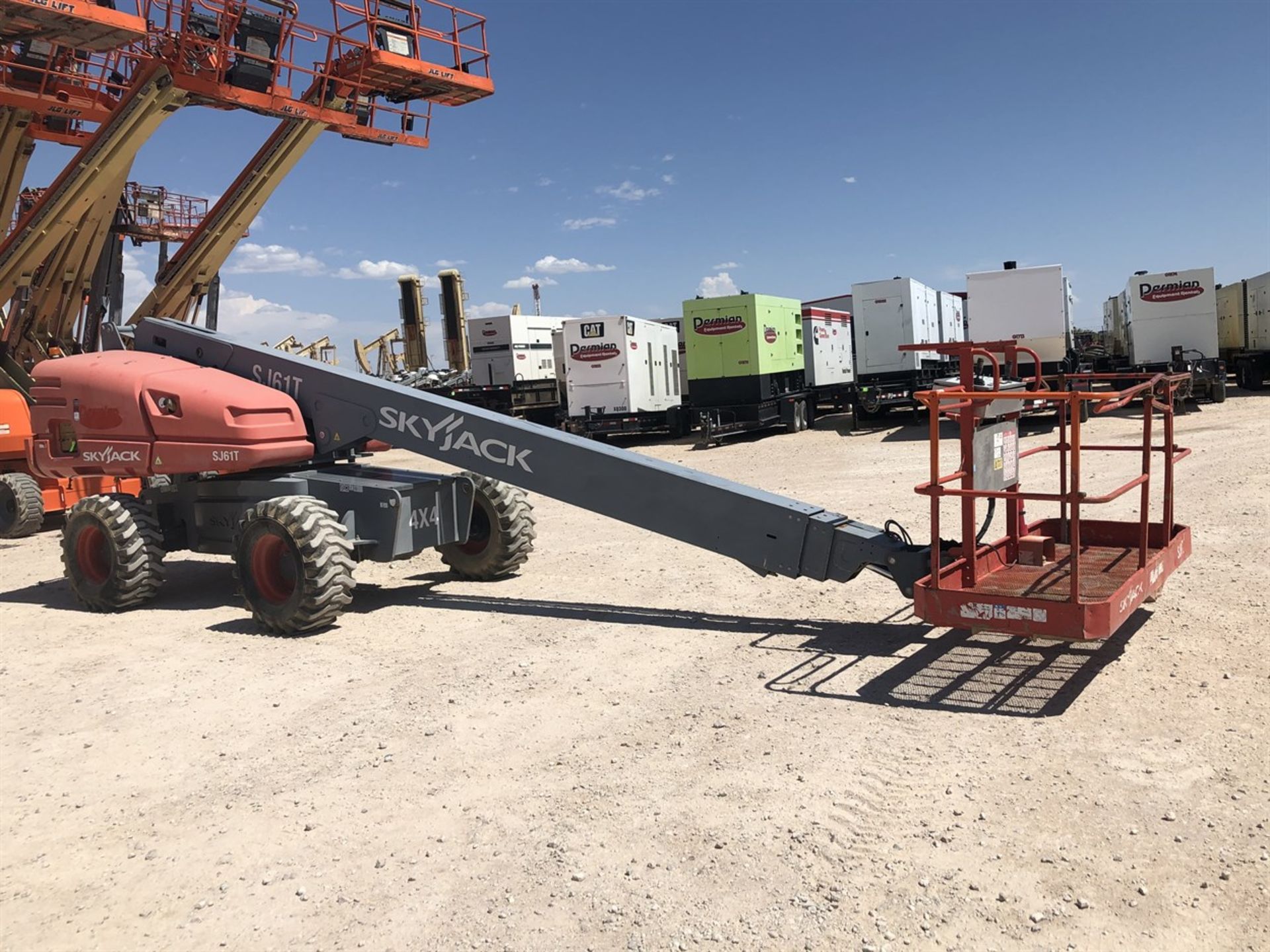 2014 SKYJACK SJ61T Telescoping Boom Lift, s/n 97001168 , 67'3" Max Work Height, 61'3" Max Platform