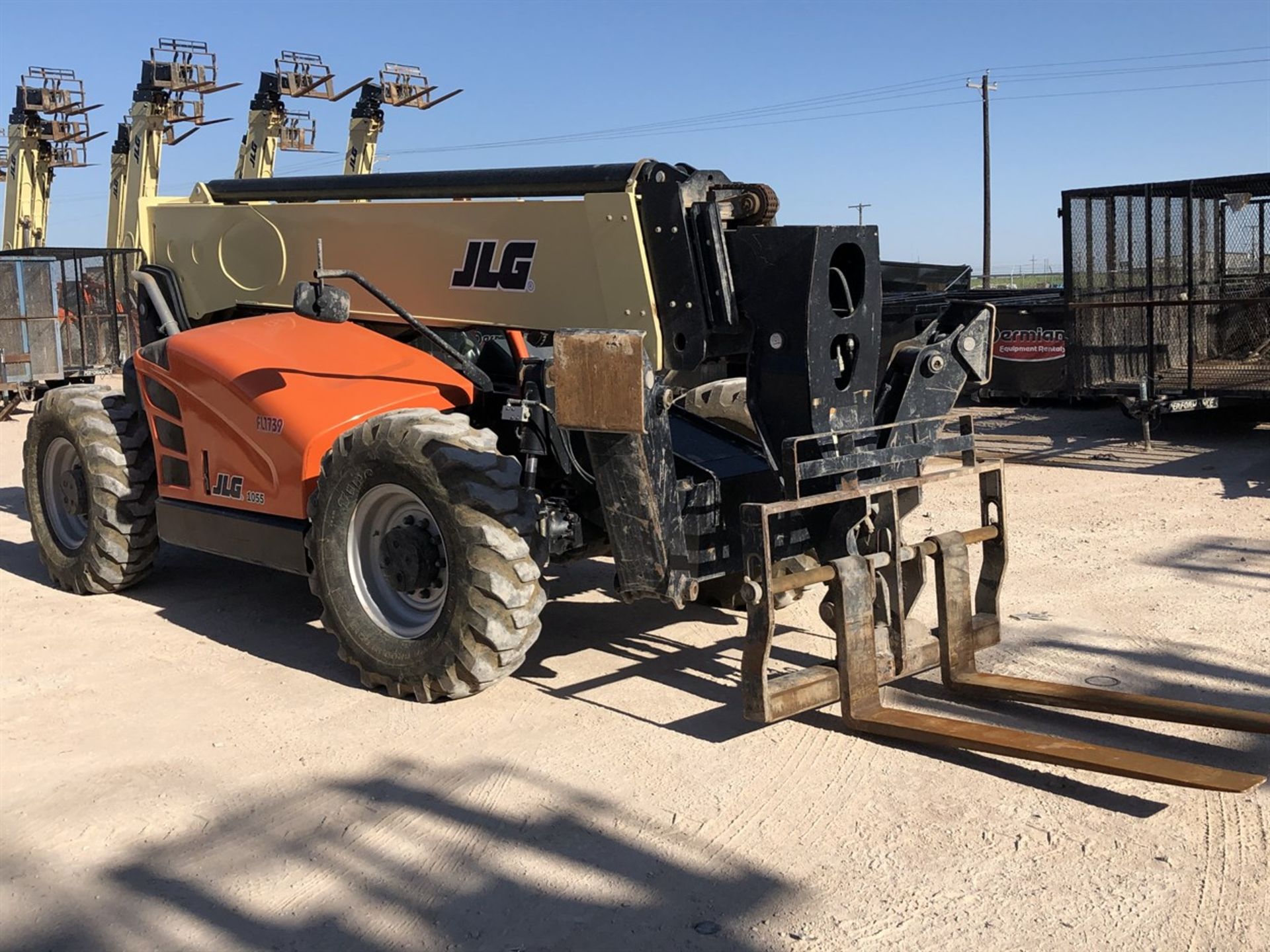 2018 JLG 1055 Telehandler, s/n 160085296, 10,000 Lb. Maximum Lift Capacity, 55' Maximum Lift Height, - Image 4 of 16