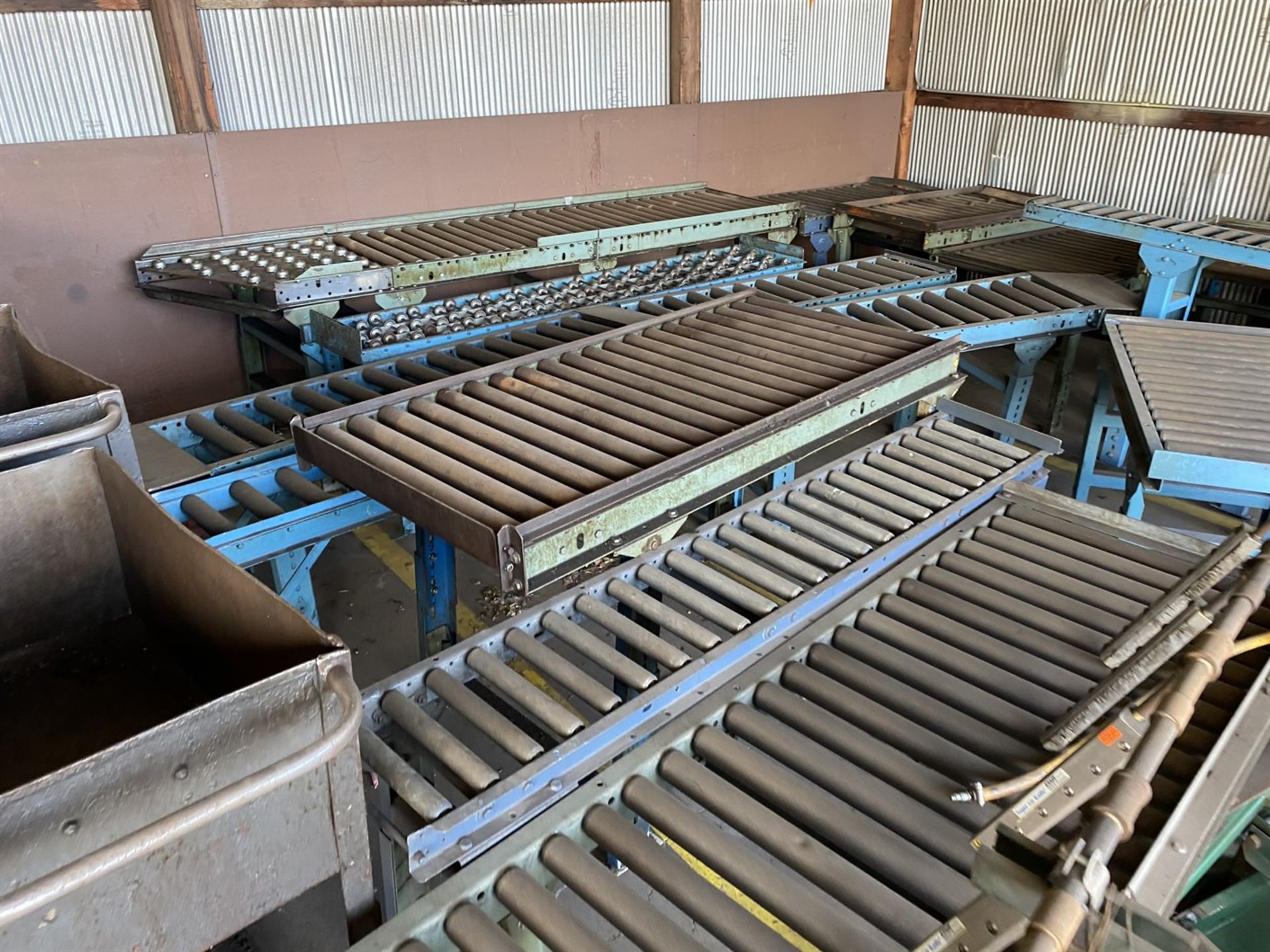 Large Lot of Assorted Roller Conveyor - Image 5 of 6