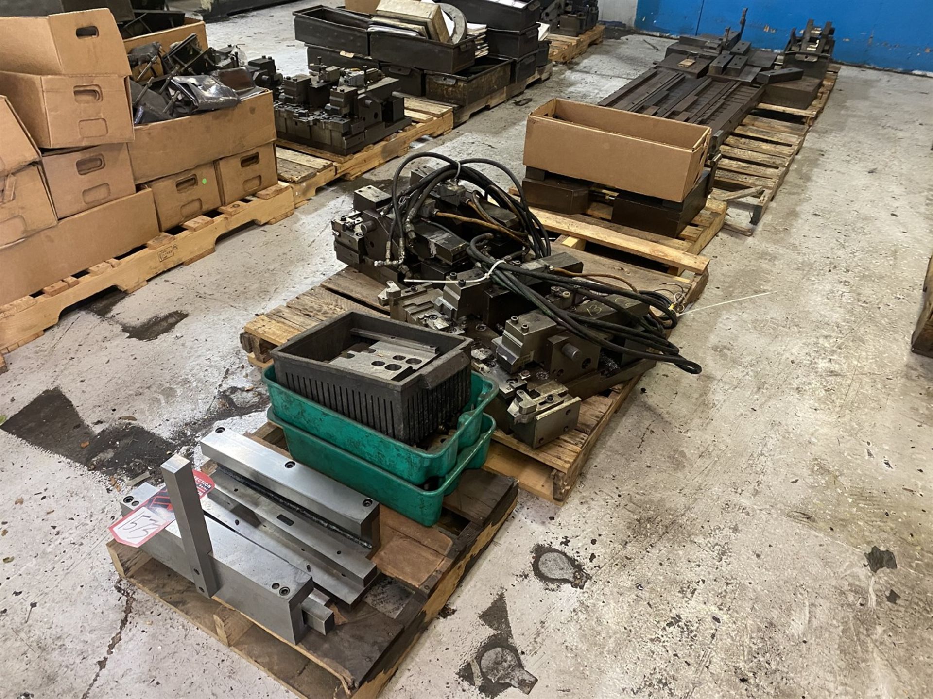 Lot Comprising Clamping Fixtures, Broach Tooling and Die Blocks