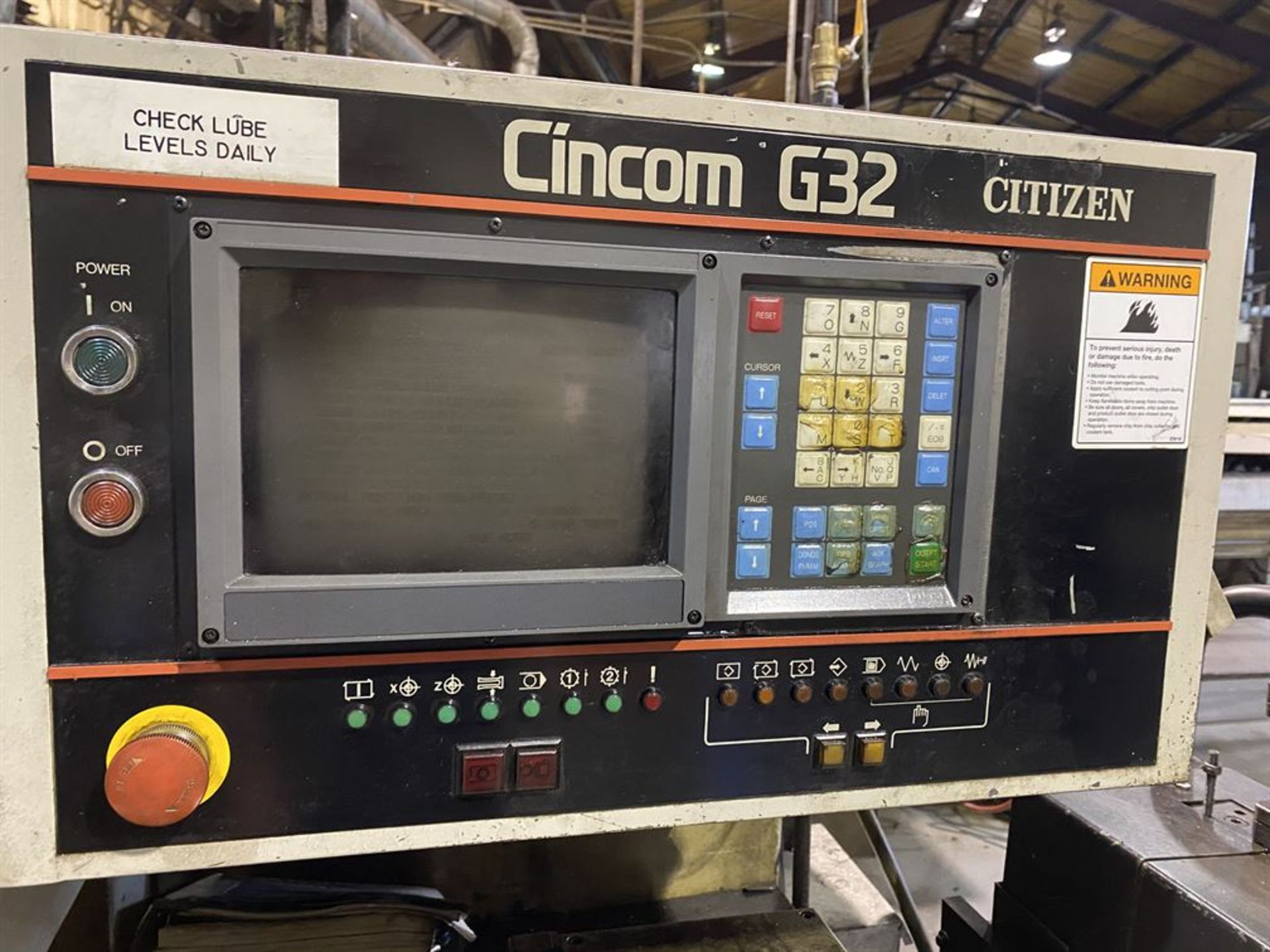 CITIZEN CINCOM G32 Swiss Screw Machine, s/n 2415 - Image 5 of 6