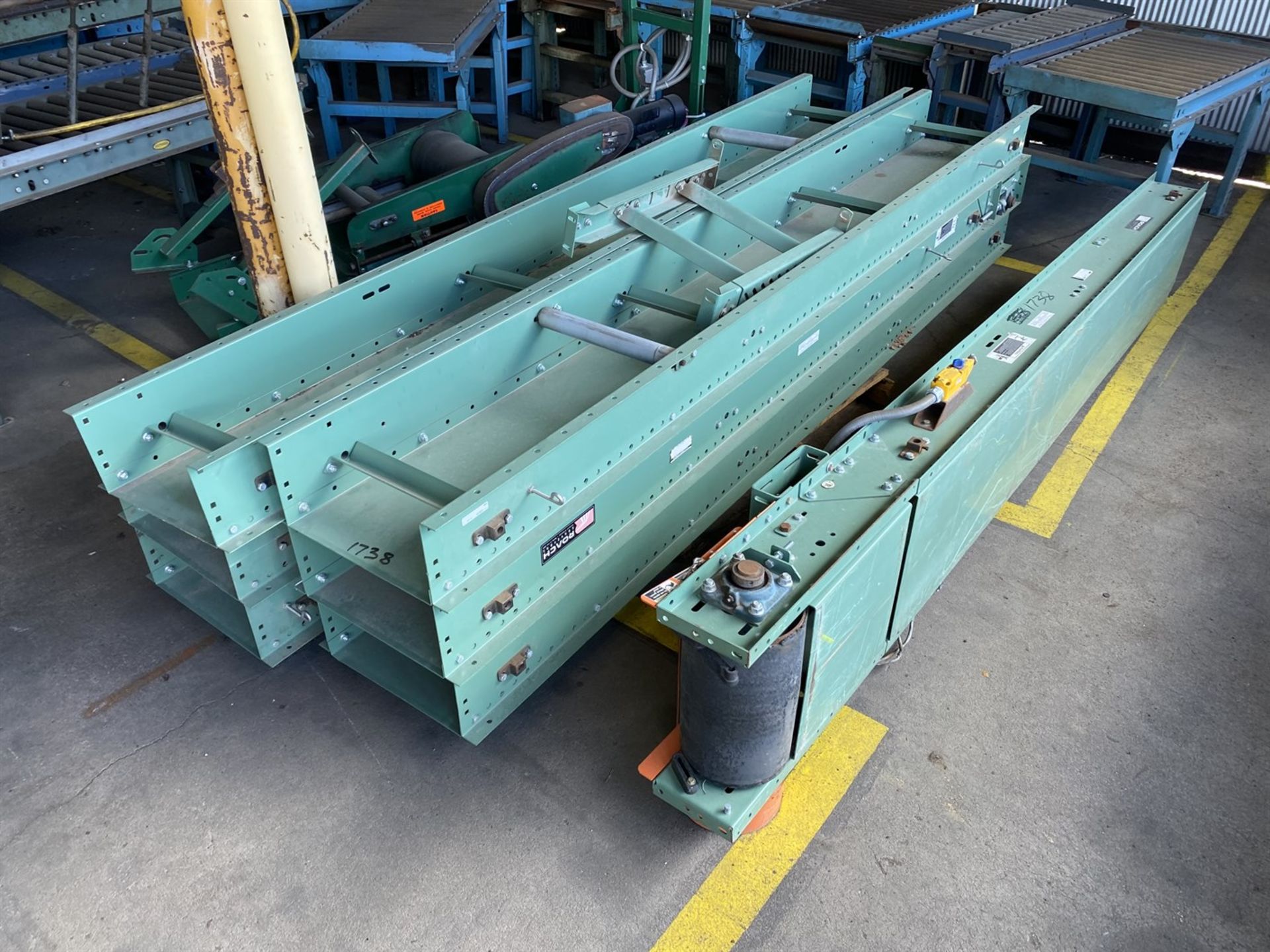 Large Lot of Assorted Roller Conveyor - Image 2 of 6