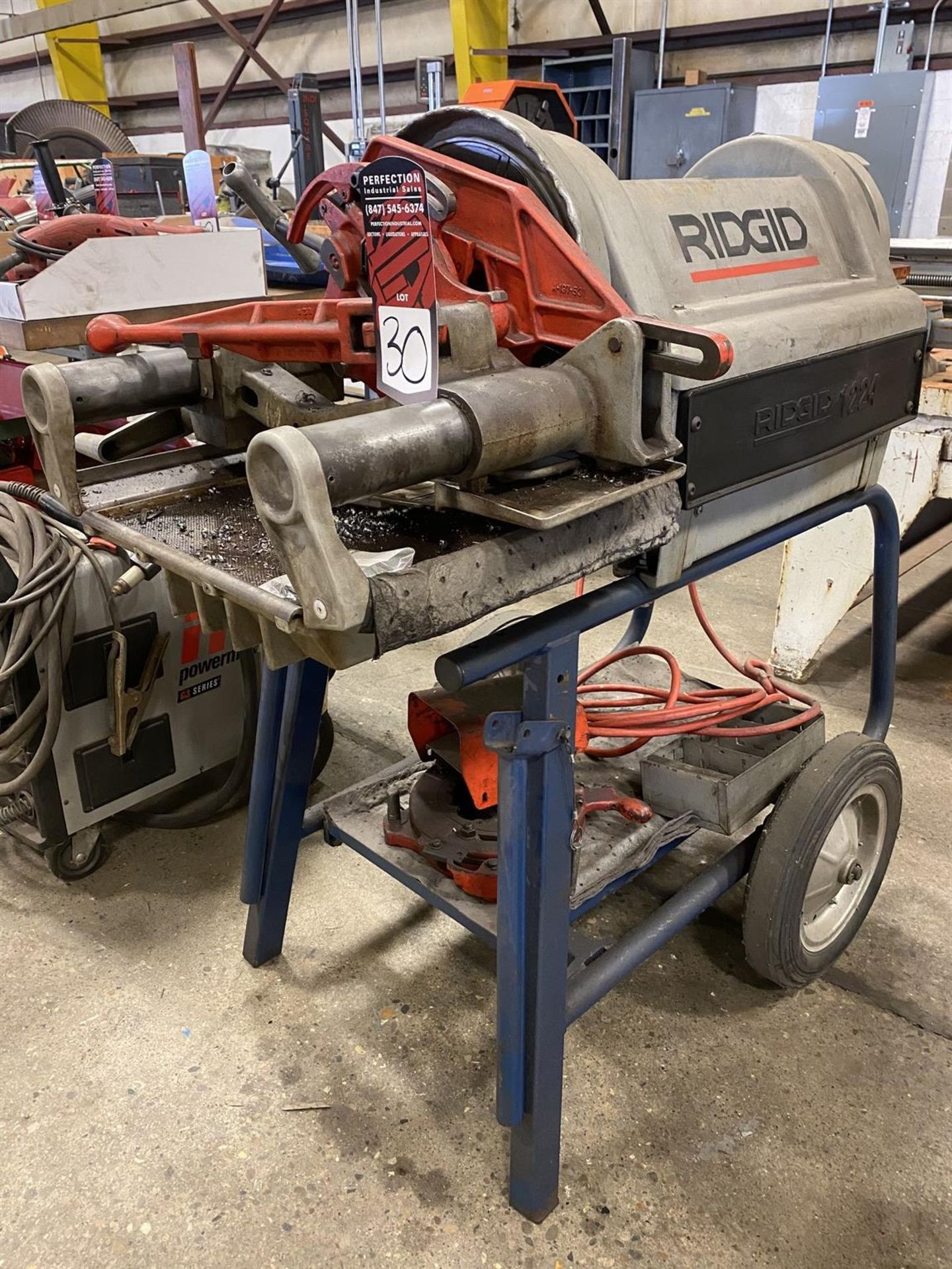 RIDGID 1224 Pipe Threader, s/n EB19810