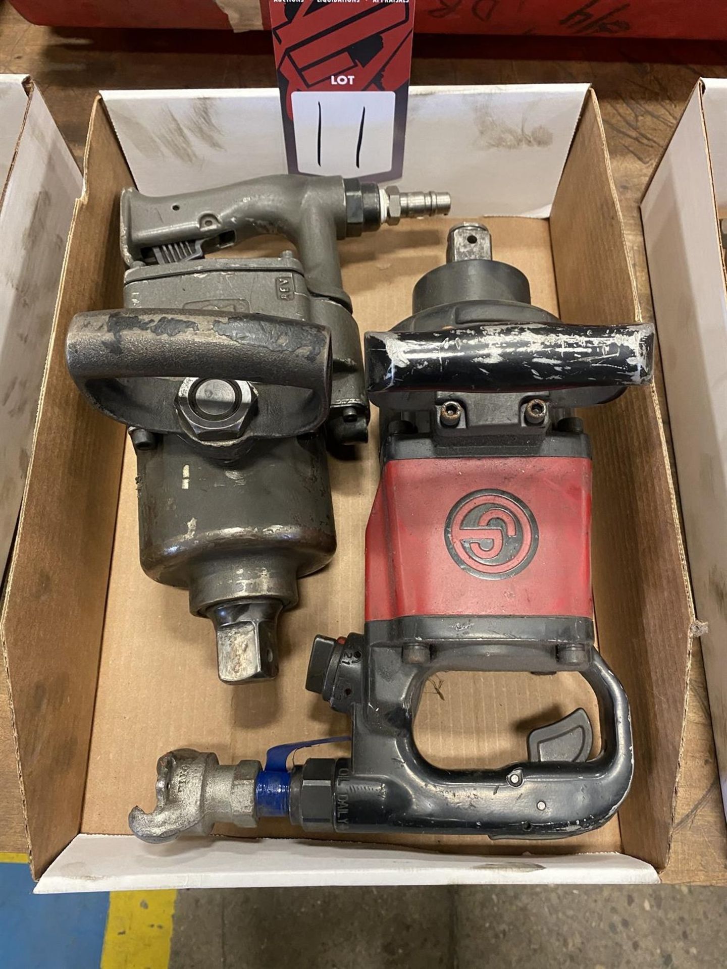 Lot Comprising INGERSOLL RAND and CHICAGO PNEUMAITC 1" Pneumatic Impacts