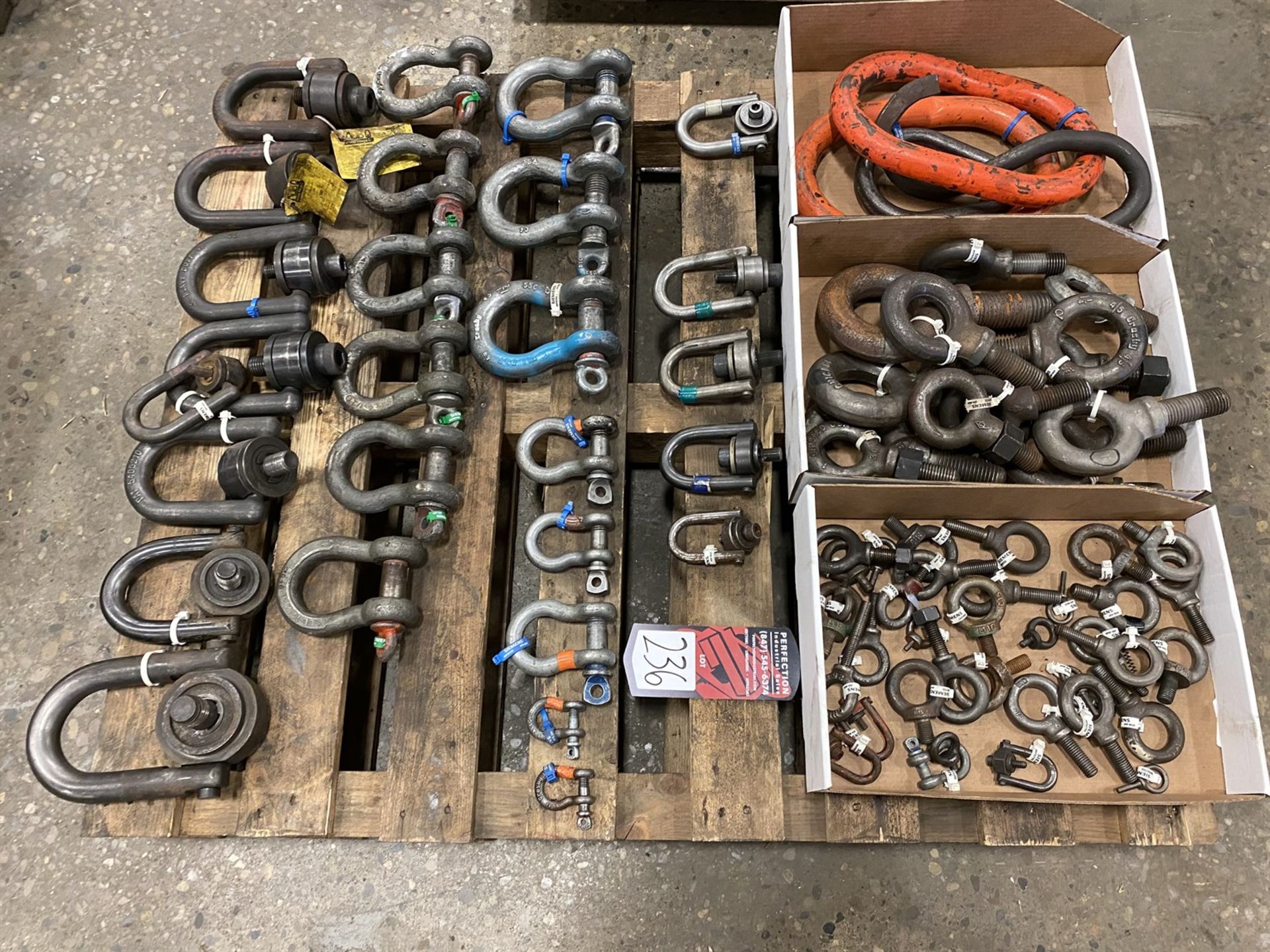 Lot of Hoist Rings, Eye Bolts, and Clevises - Image 2 of 2