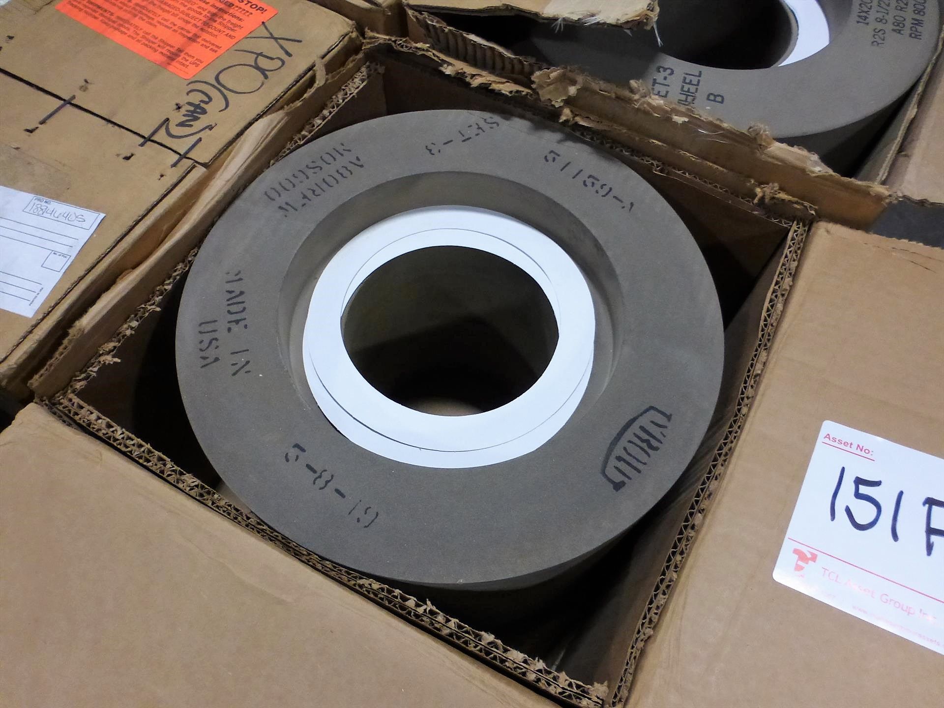 TYROLIT Grinding Wheel, 14 x 20 x 6, 8.75 x 1.5, A80RFW