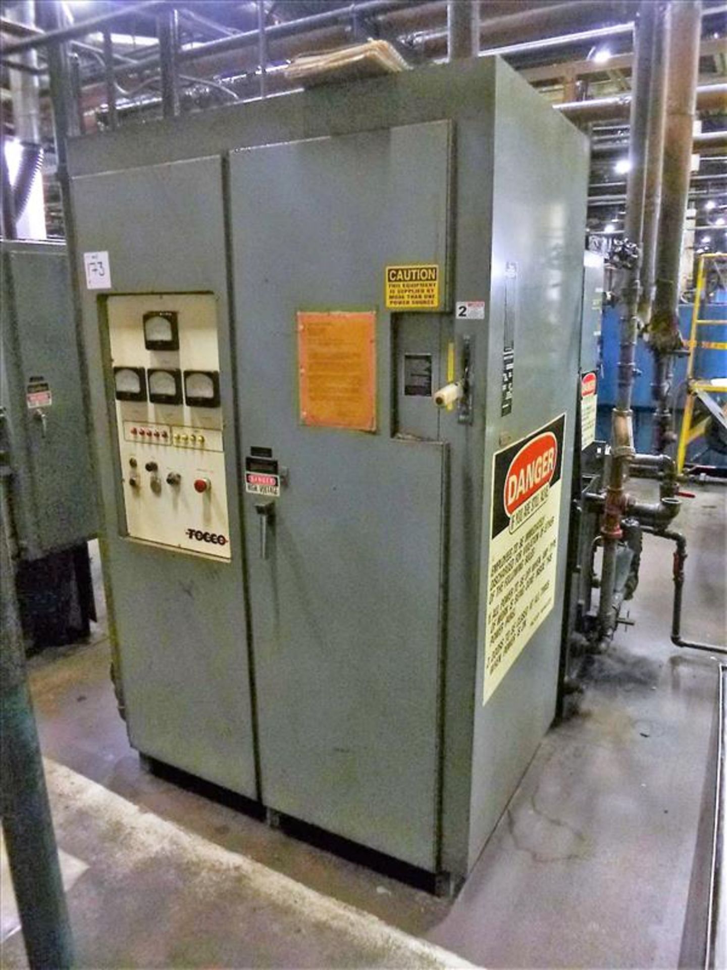 TOCCO Hardener Unit w/ TOCCOTRON 5EA 150 kw RF Generator, s/n 12-2042-11A c/w Distilled Water, TOCCO - Image 11 of 19