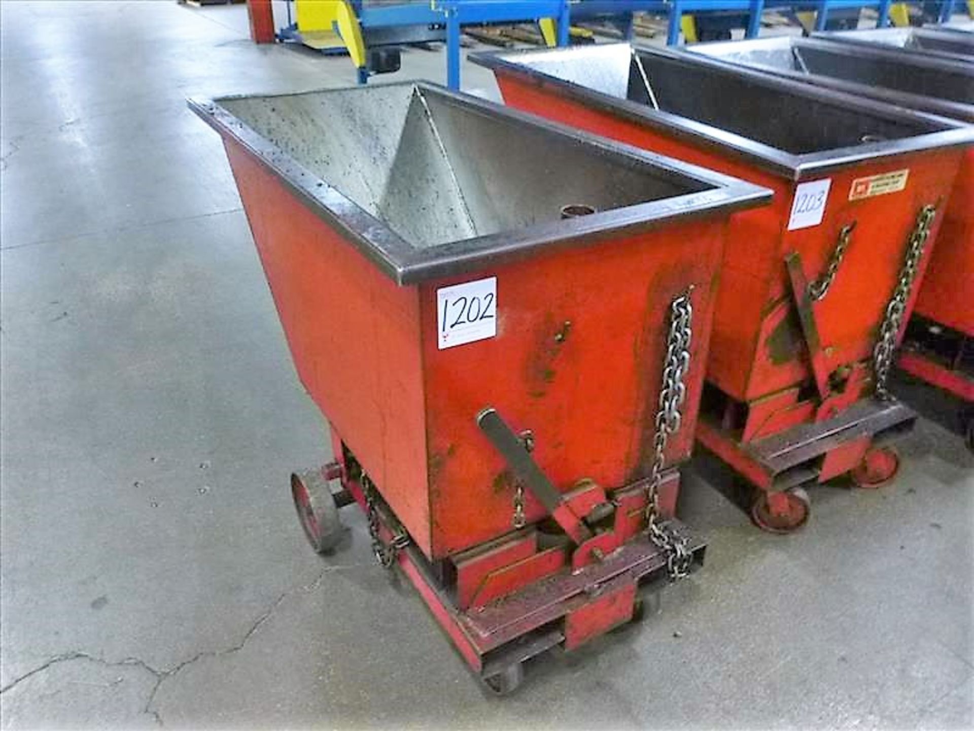 Tilt Dumpster w/ Fork Slots & Casters