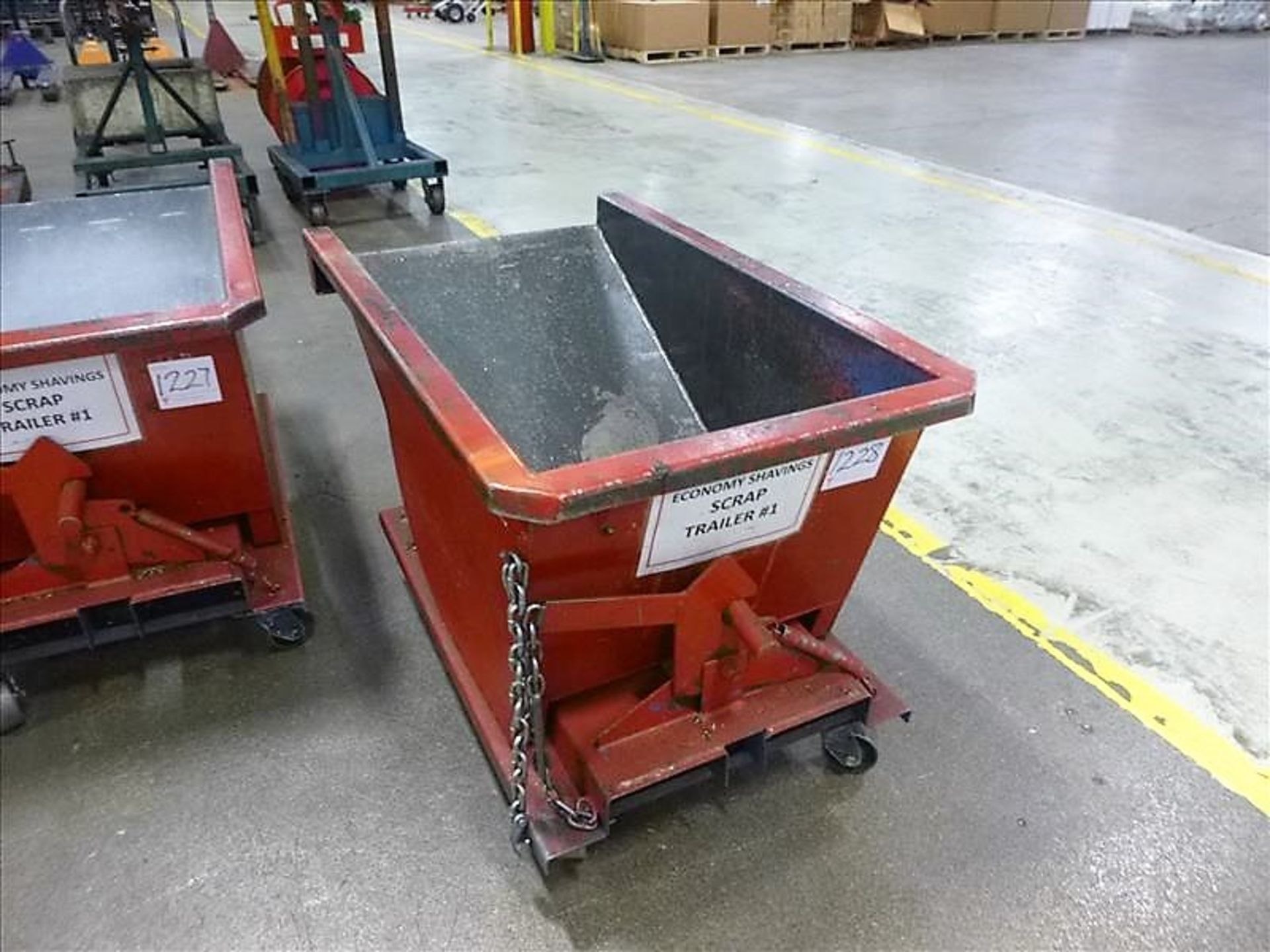 Tilt Dumpster w/ Fork Slots & Casters