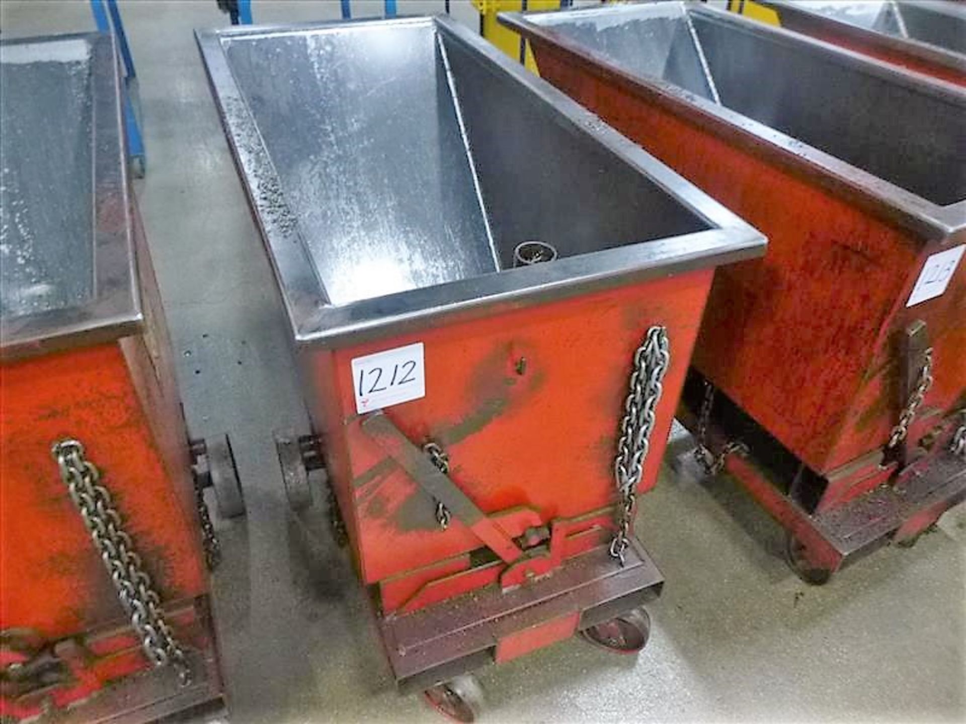 Tilt Dumpster w/ Fork Slots & Casters