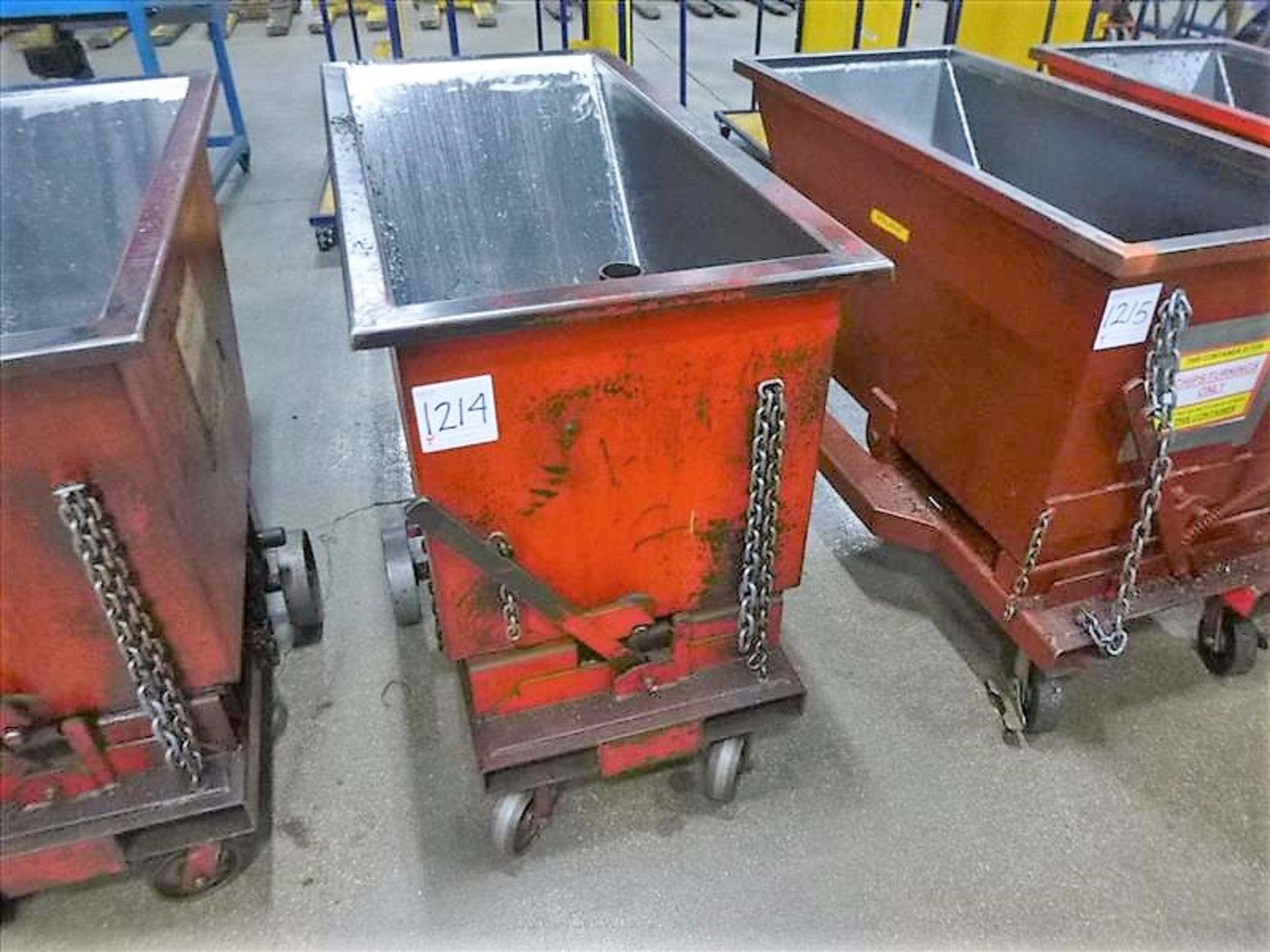 Tilt Dumpster w/ Fork Slots & Casters