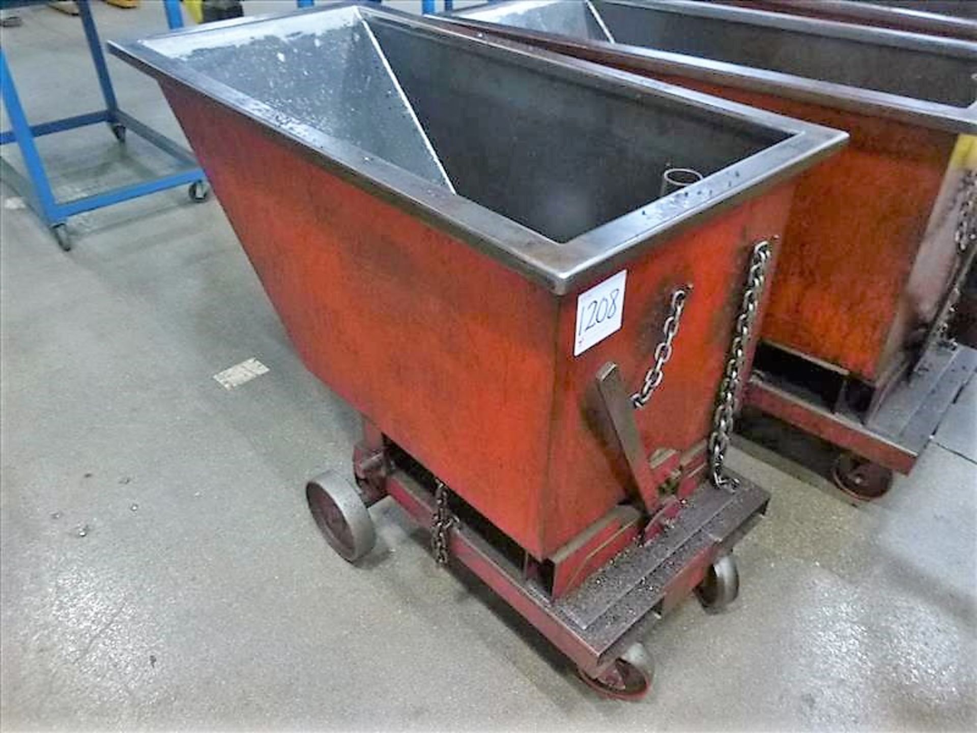 Tilt Dumpster w/ Fork Slots & Casters