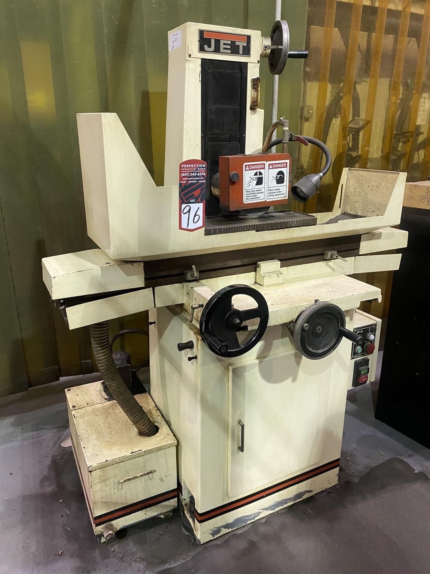 JET JPSG-618M Manual Surface Grinder, s/n 9070019, 6” x 18” Table, 9” x 7” Grinding Capacity, 20” - Image 2 of 6