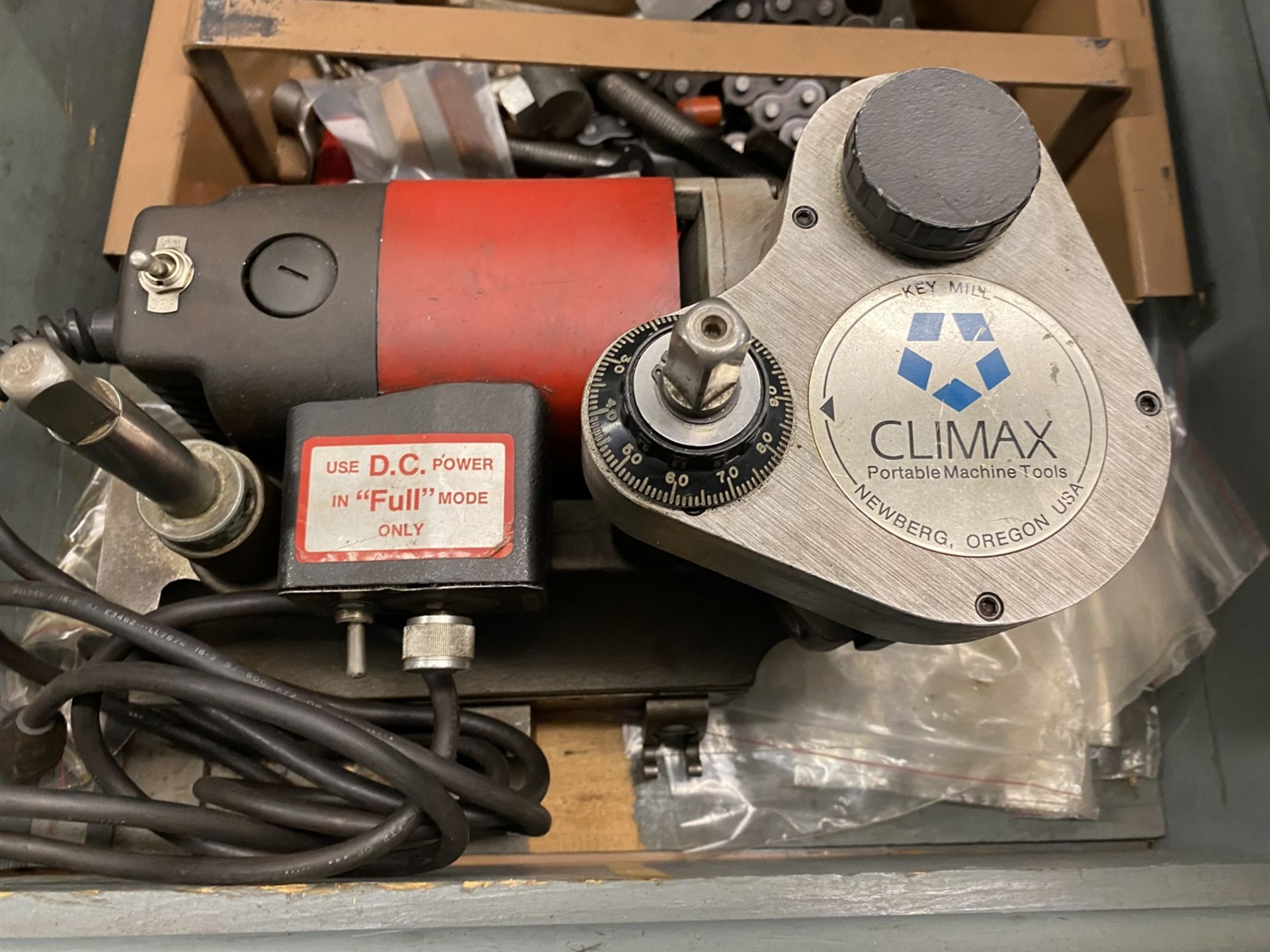 CLIMAX KM65 Portable Key Milling Machine, s/n 92000634, w/ Gang box - Image 2 of 5