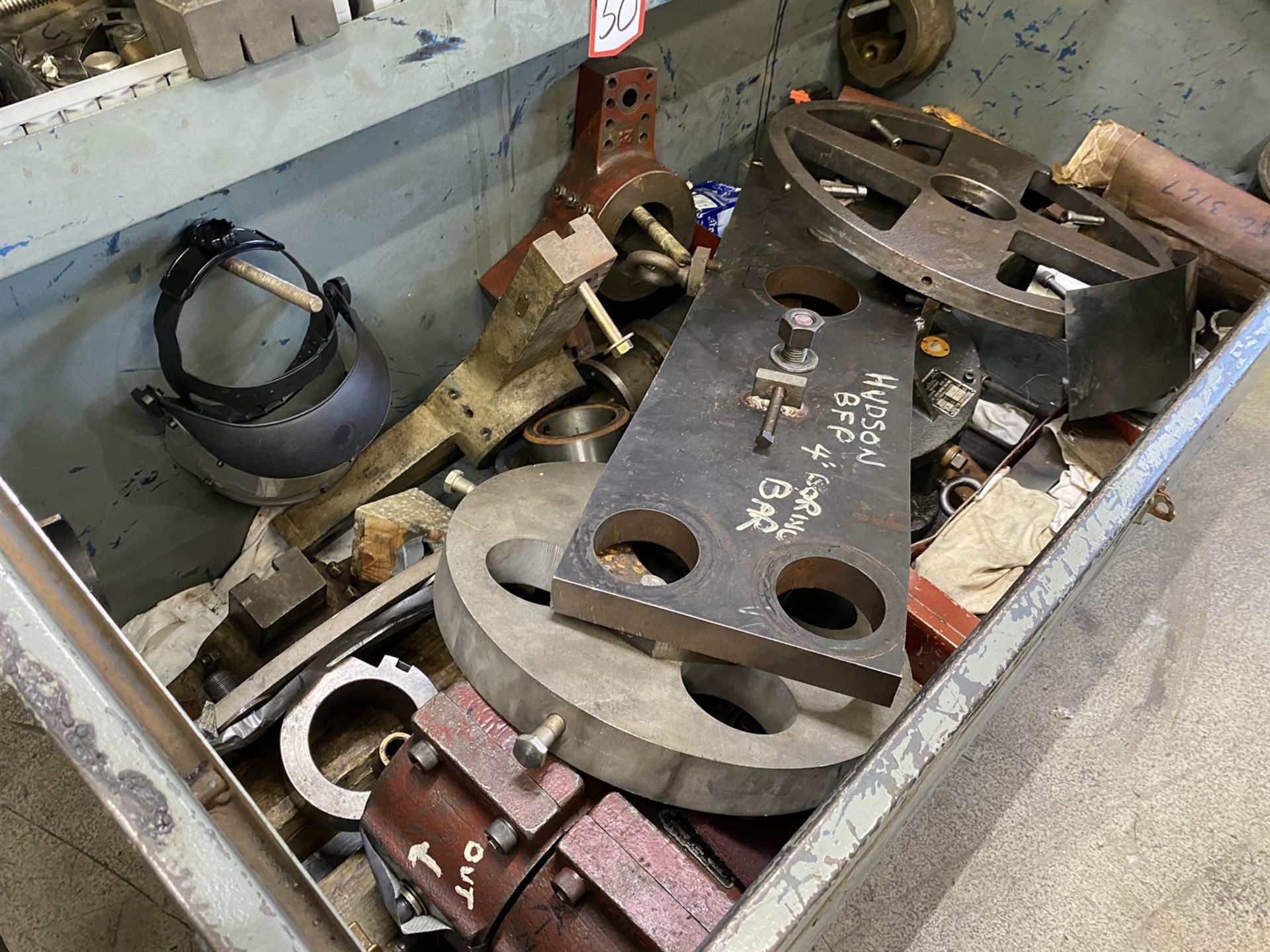Lot Comprising Gang box of Flanges, Froussard DFO RB77 Reducer, 50.1 Ratio, 1800 RPM, w/ 4" x 8' - Image 4 of 10