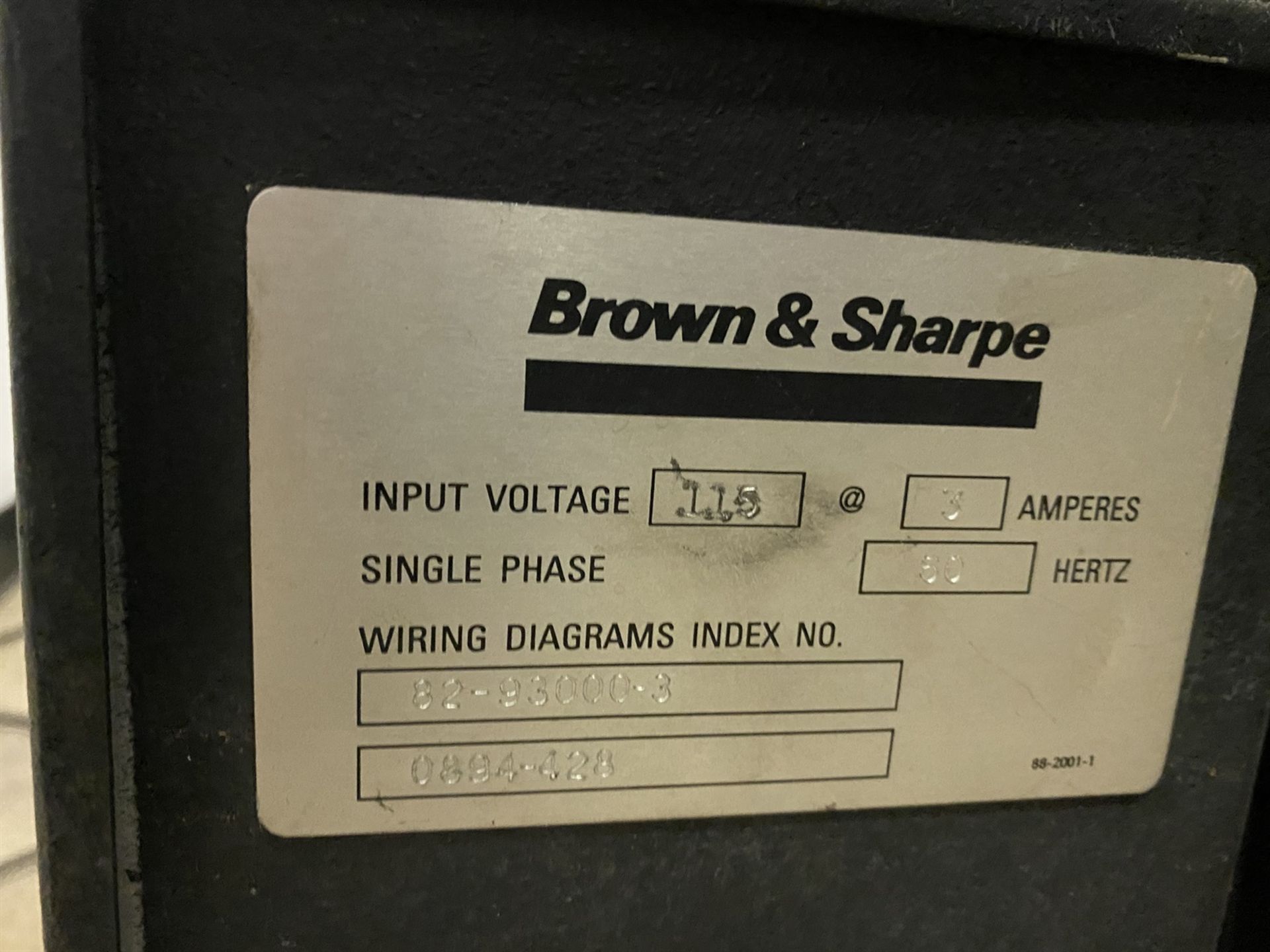 Brown & Sharpe Excel Validator 9-12-9 CMM, s/n 0894-428, w/ Renishaw MIH Probe (Control Not - Image 8 of 10