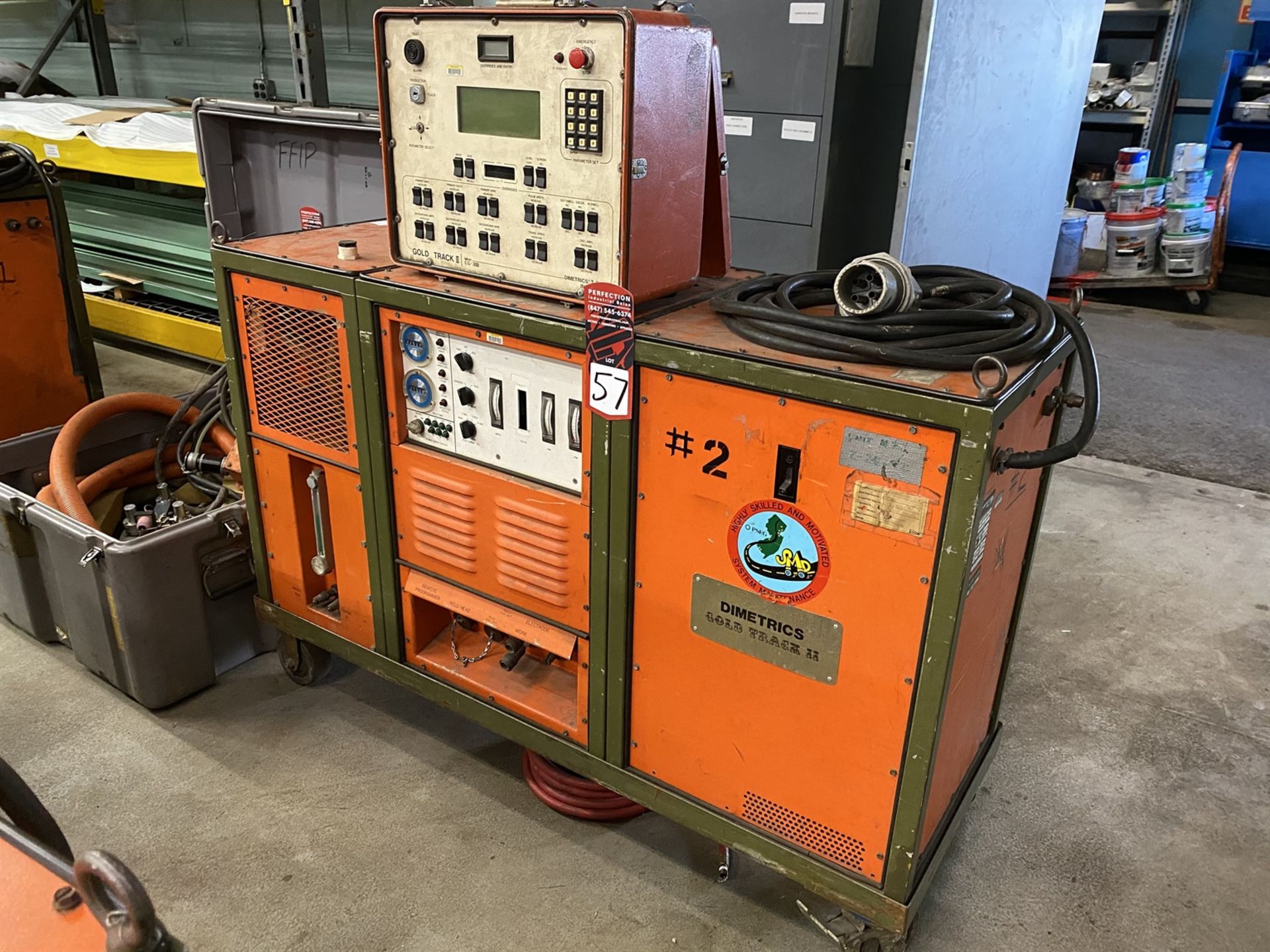 TALLEY DIMETRICS GOLD TRACK II Orbital Welding System, s/n 466, w/ Gold Track II CC-300 Control