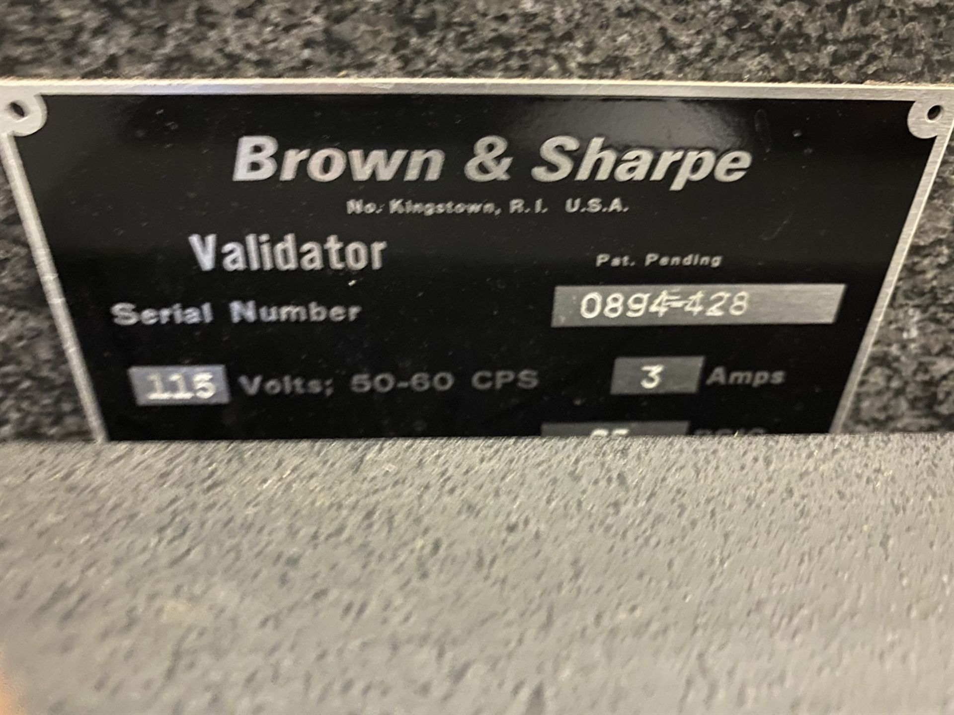 Brown & Sharpe Excel Validator 9-12-9 CMM, s/n 0894-428, w/ Renishaw MIH Probe (Control Not - Image 9 of 10