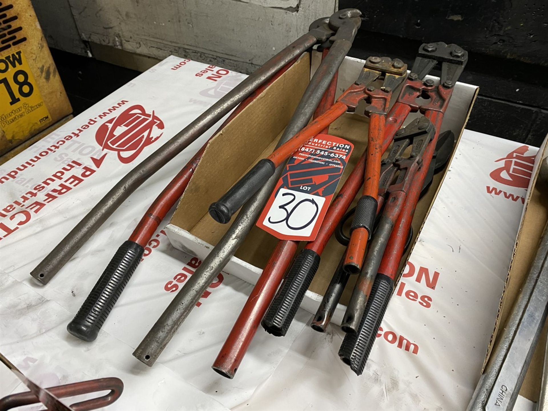 Lot of Assorted Bolt Cutters and Cable Cutters