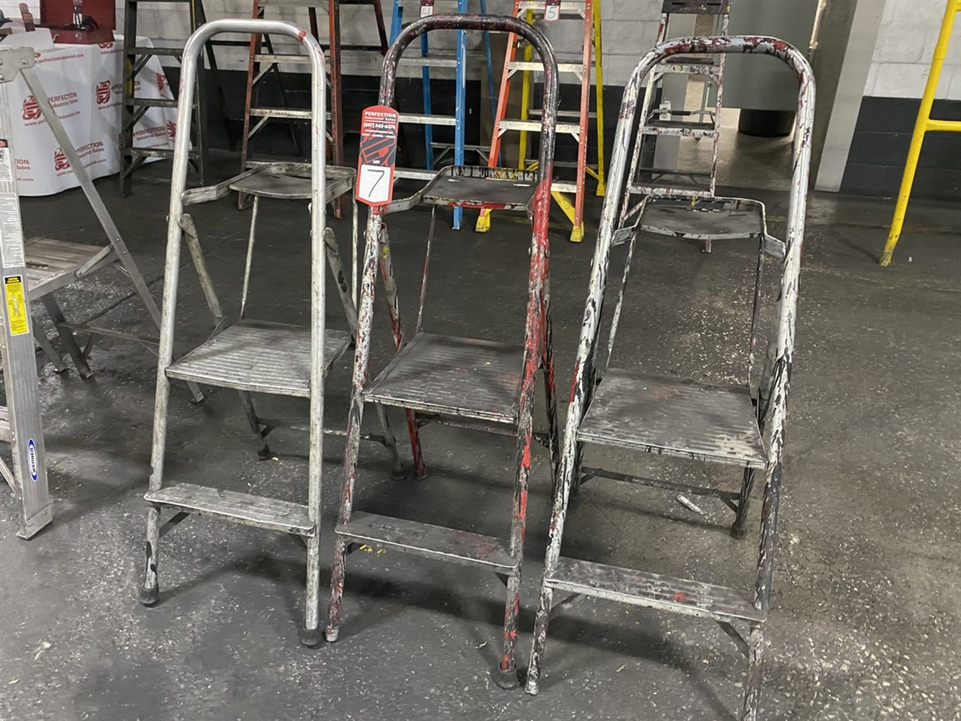 Lot of (3) Step Ladders