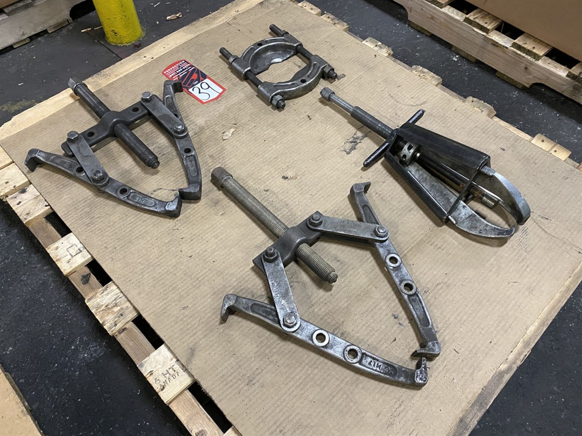 Lot of Gear Pullers and Bearing Separator