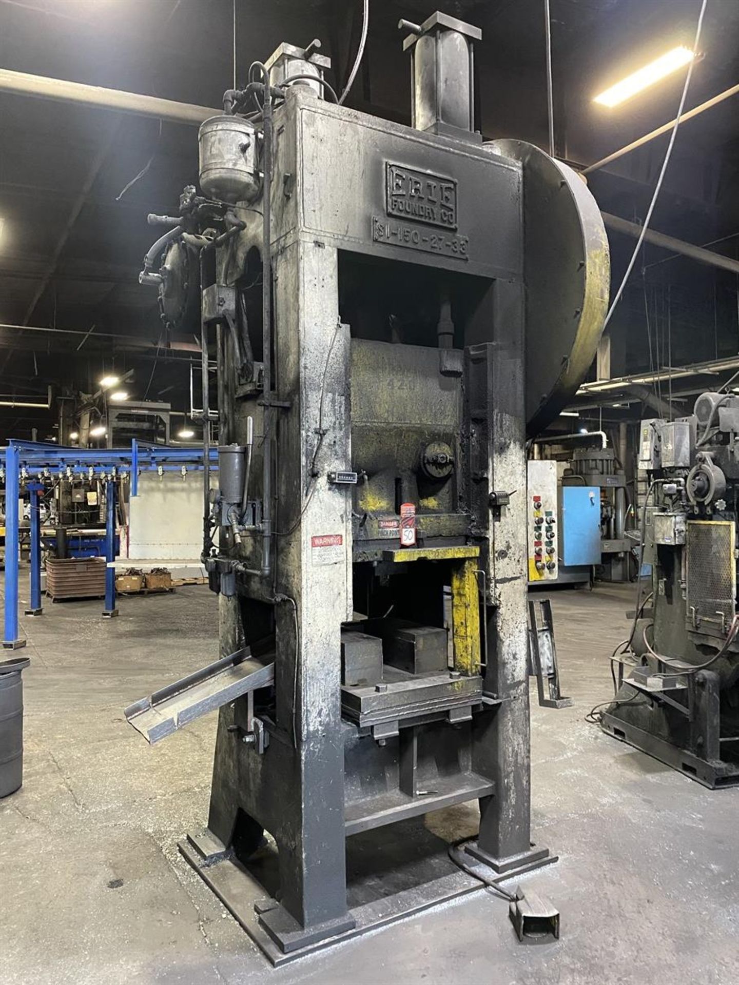 ERIE S1-150-27-33 Forging Press, s/n na, 150 Ton Capacity, 27” x 33” Bed Area