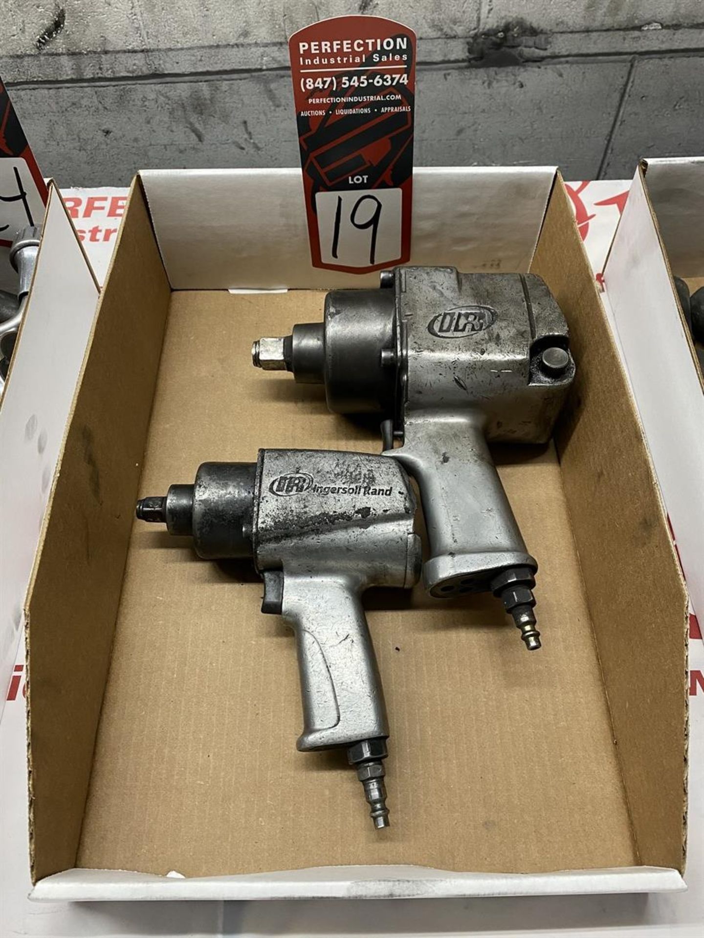 Lot of (2) Ingersoll Rand Pneumatic Impacts, 1/2" and 3/4"