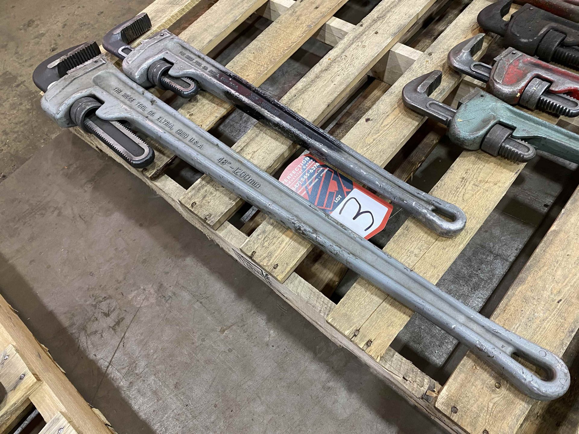 RIDGID 48" and 36" Aluminum Pipe Wrench