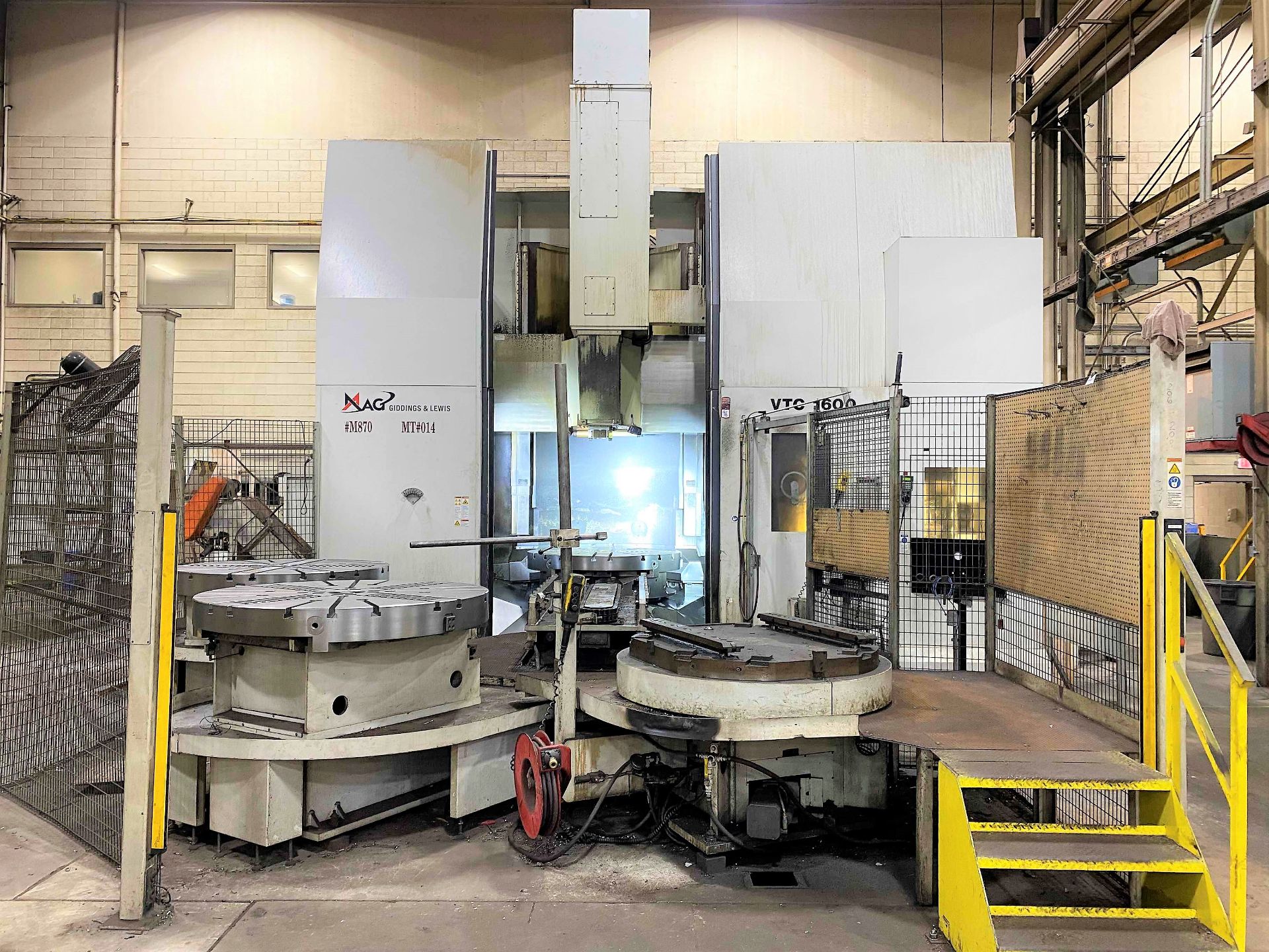 2009 GIDDINGS & LEWIS MAG VTC-1600 CNC Vertical Turning / Milling Center, s/n 524-0093, w/ SIEMENS