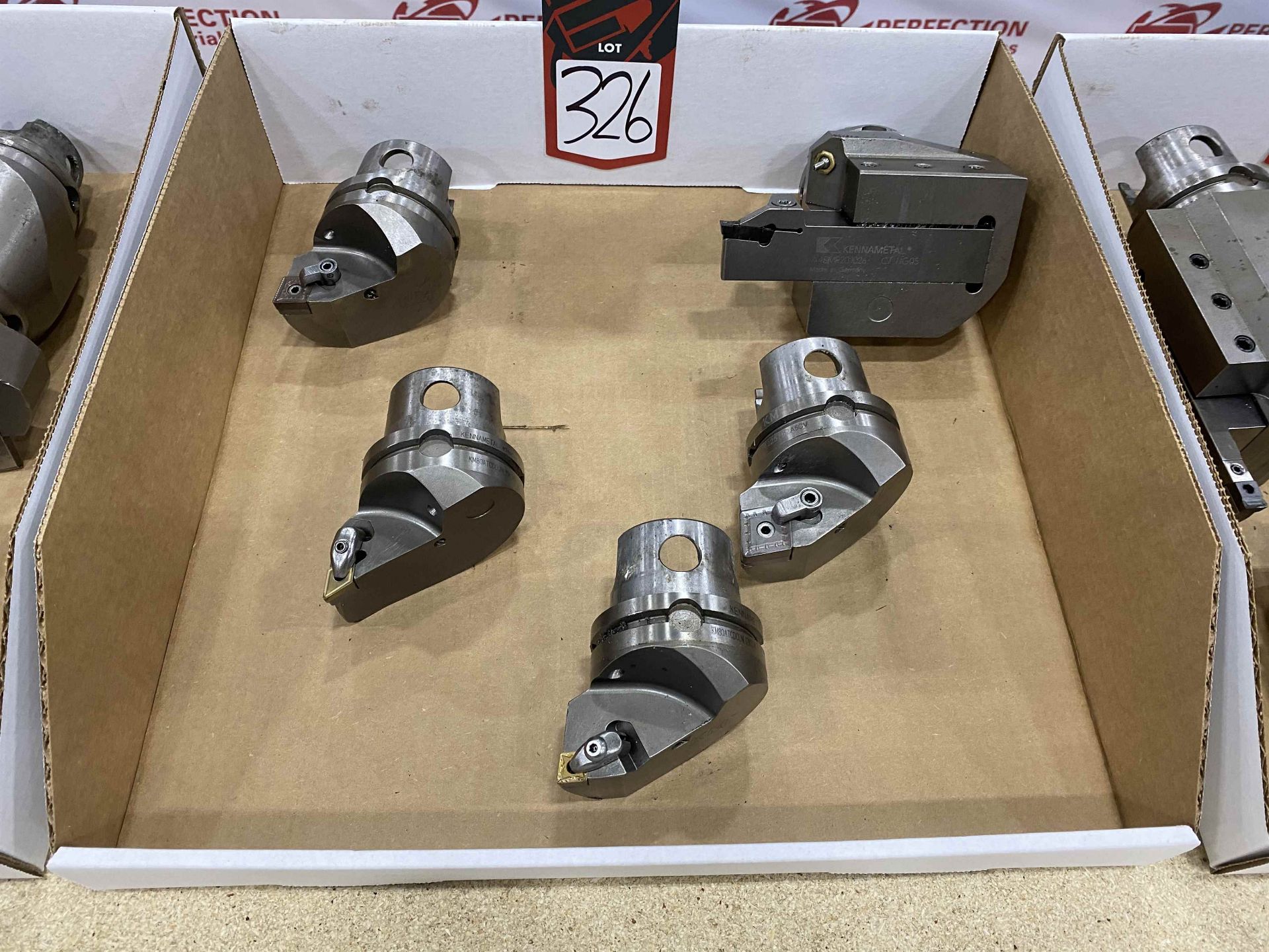 Lot of (5) KM 80 Tool Holders