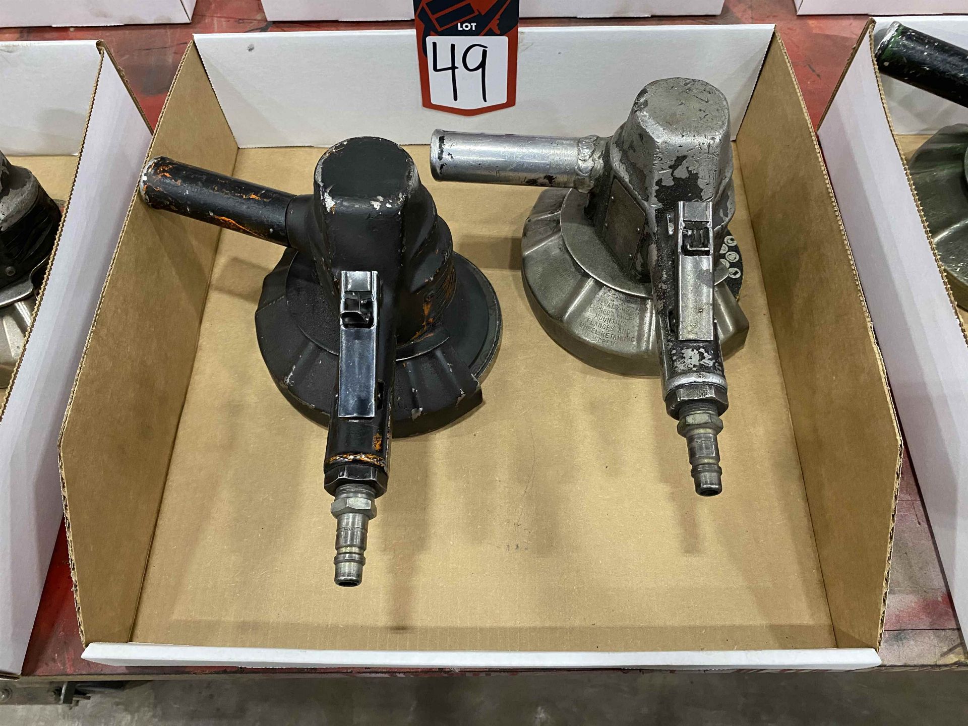 Lot Comprising (2) Pneumatic Angle and Disc Grinders