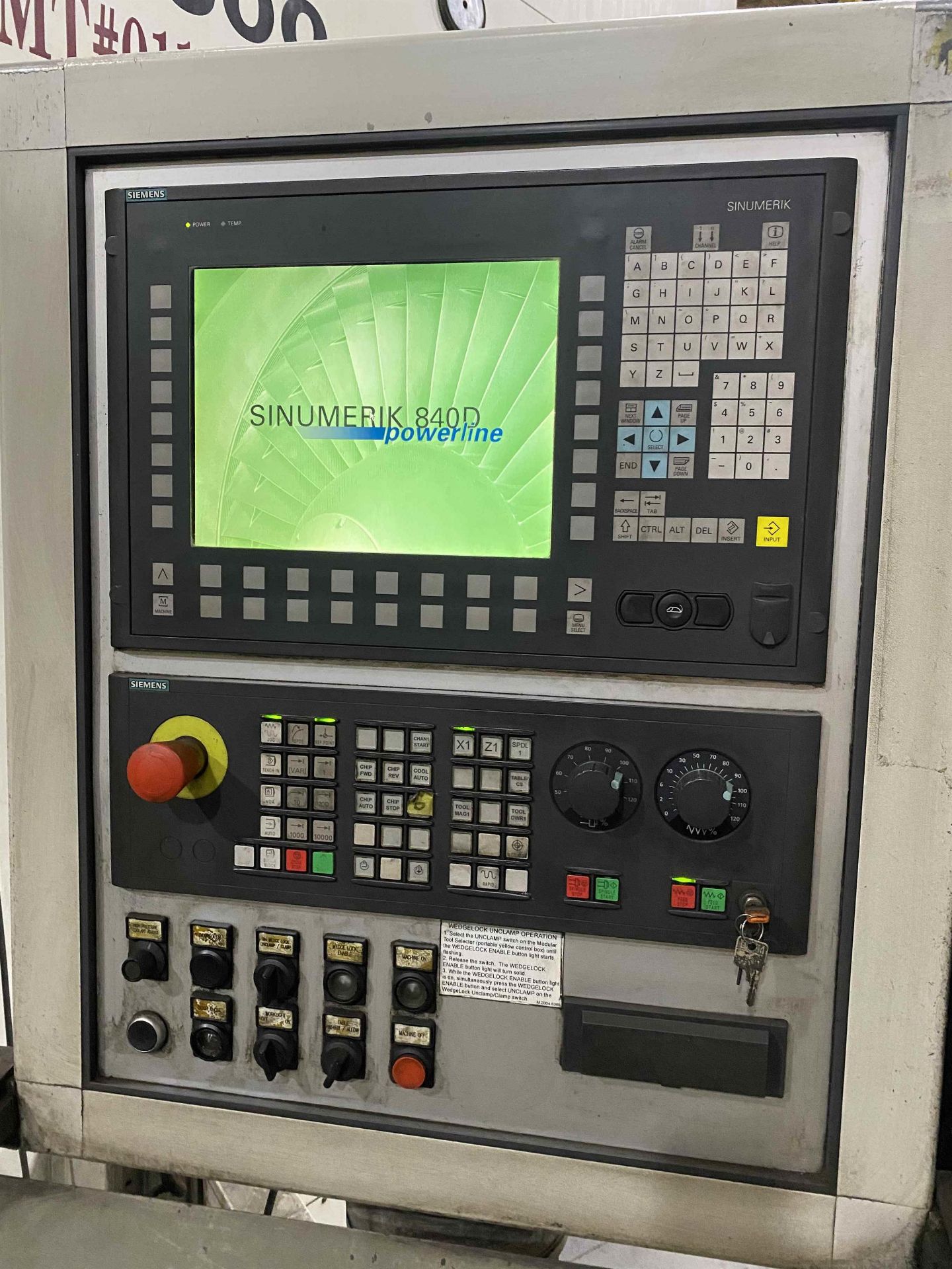 2007 GIDDINGS & LEWIS MAG VTC-2500 CNC Vertical Turning/Milling Center, s/n 525-0025, w/ SIEMENS - Bild 8 aus 14