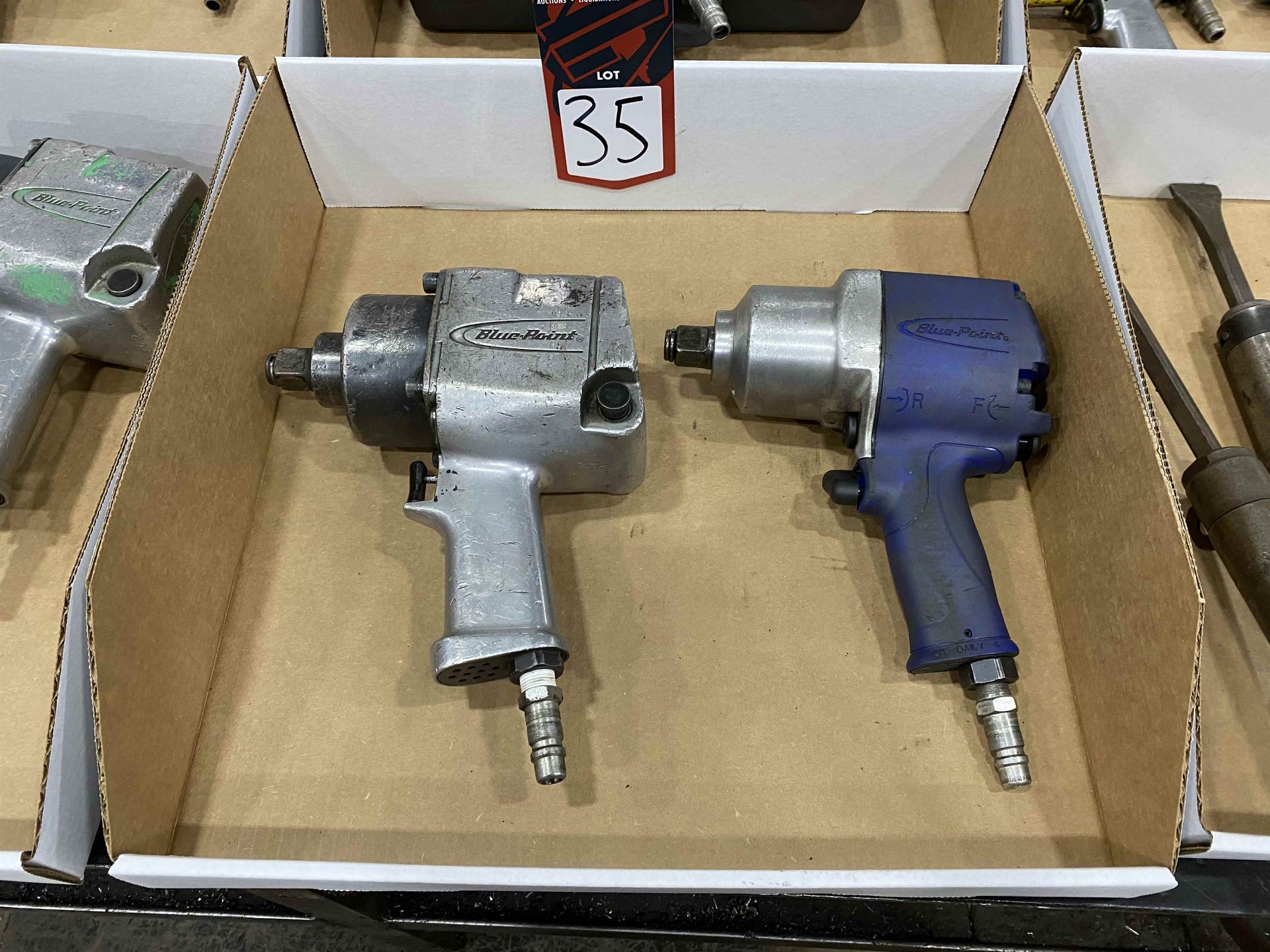 Lot Comprising (2) BLUE POINT 3/4" Pneumatic Impact Guns