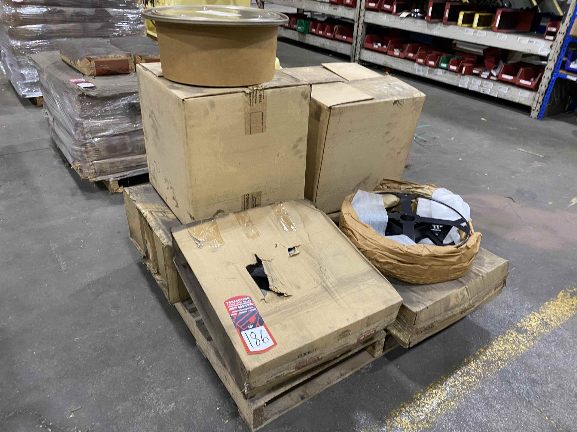 Lot of NEW Welding Wire Spools and Drum Hats