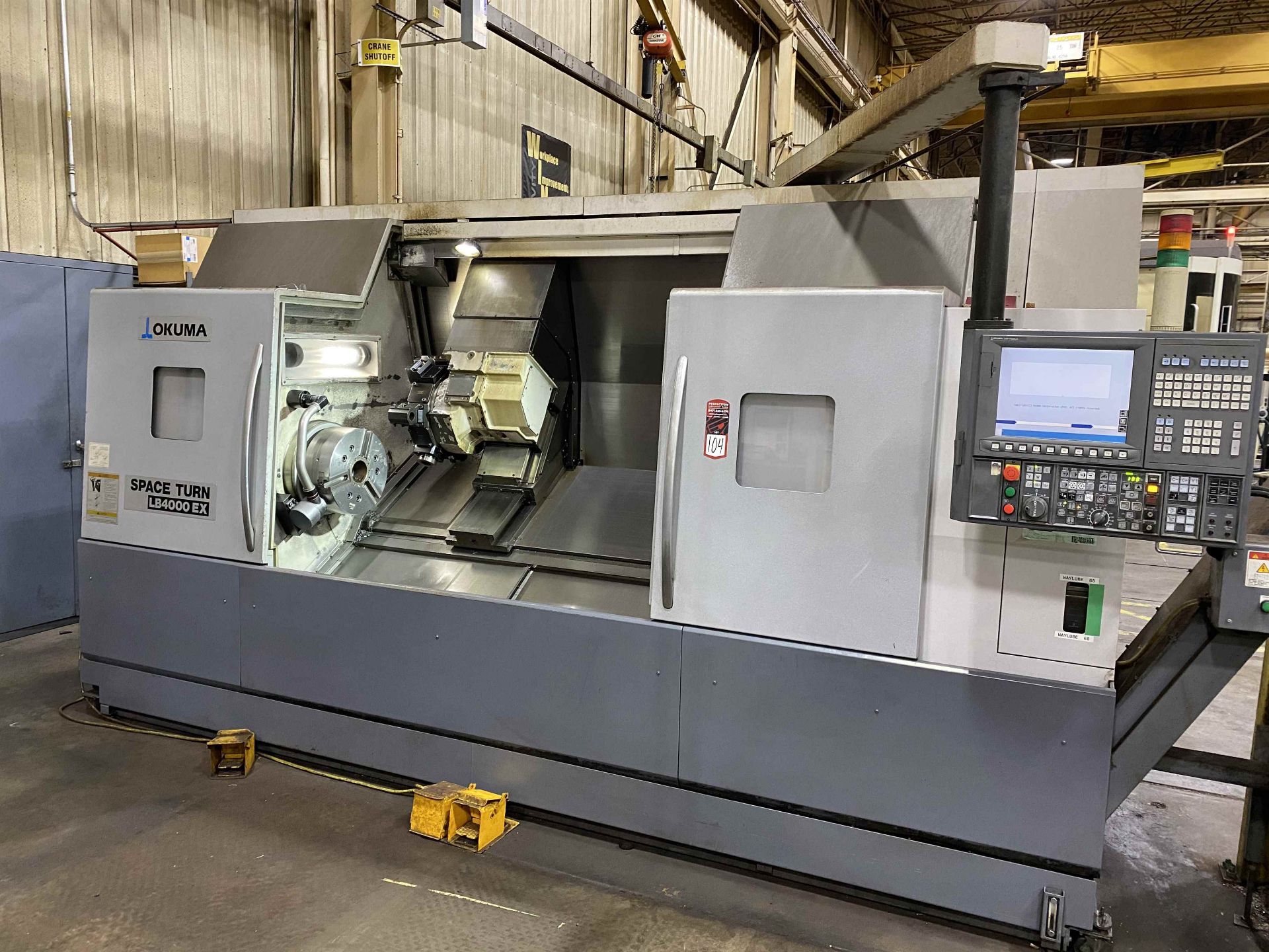 2011 OKUMA SPACETURN LB4000-EX-BBMY CNC Turning Center, s/n 158573, w/ OSP-P200LA CNC Control, 26.