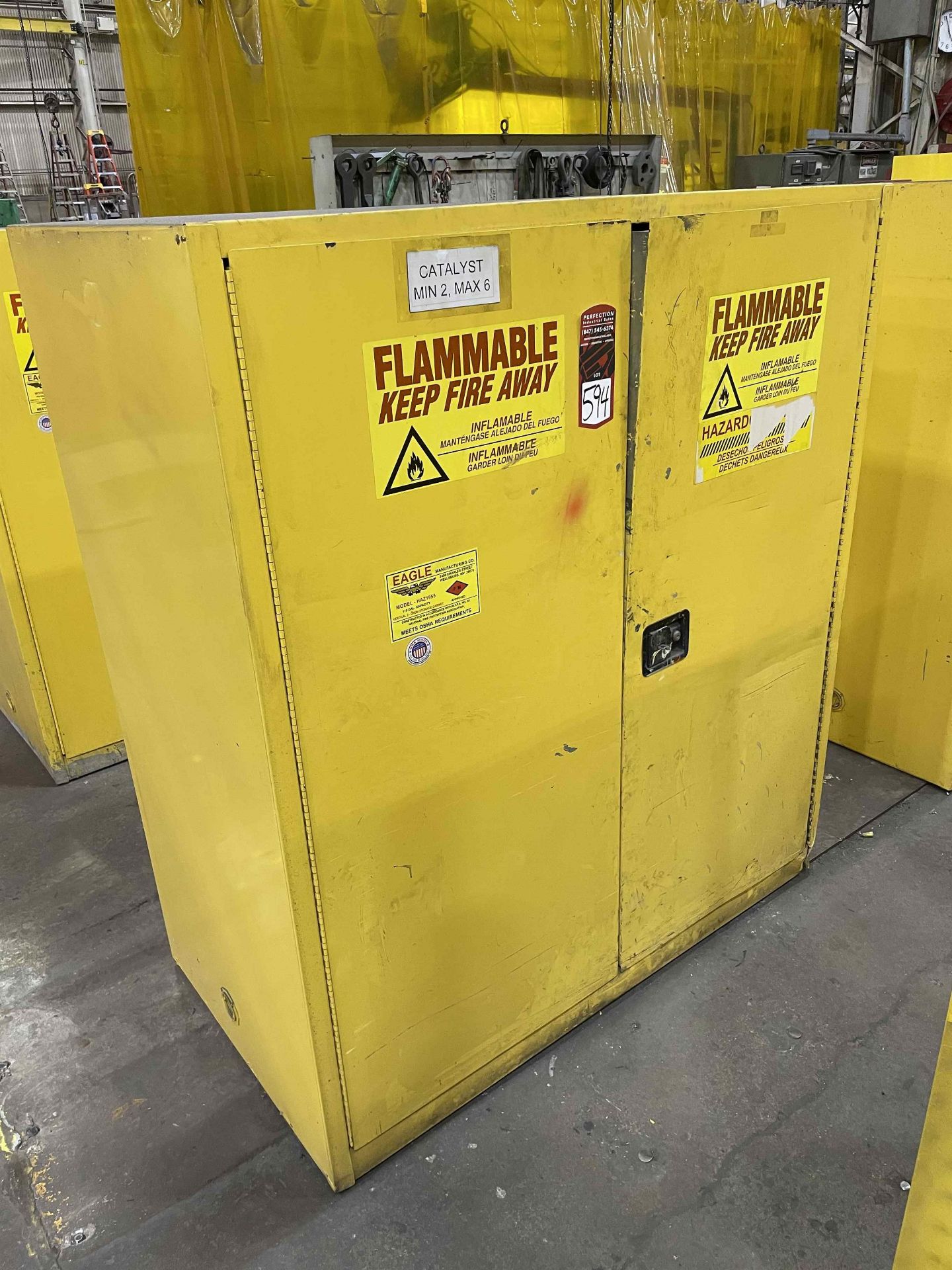 EAGLE 1955 110-Gallon Flammable Liquids Cabinet