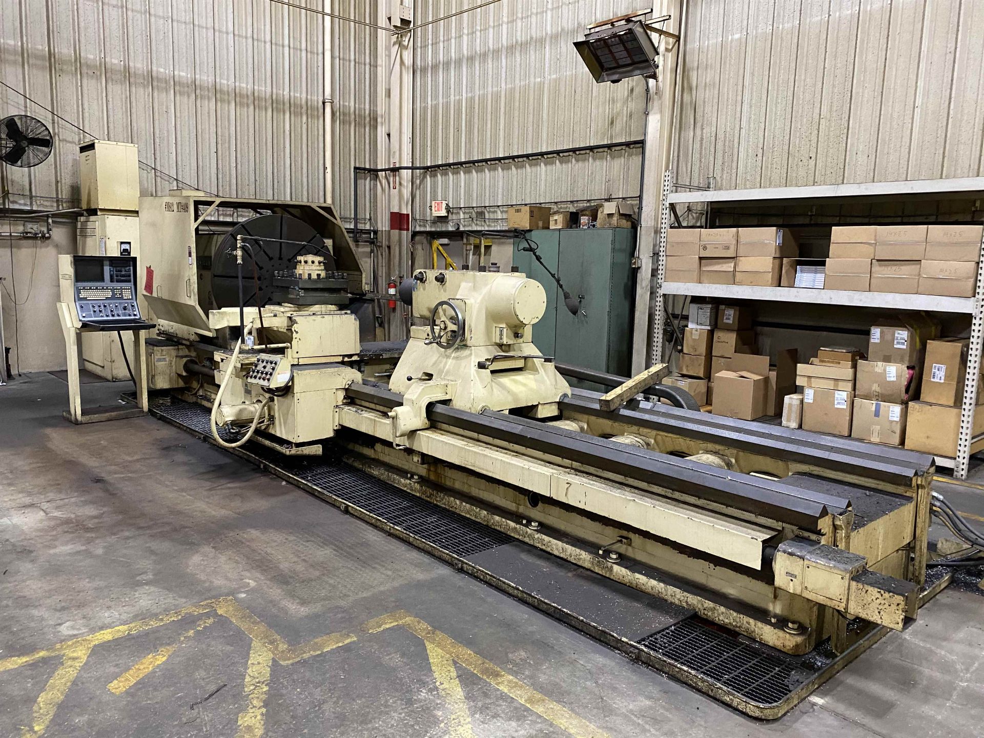 60” x 180” AMERICAN 6040x180 CNC Lathe, s/n 79039-74, w/ G&L 8000 CNC Control, 180″ Centers, 60” Swi - Image 2 of 8