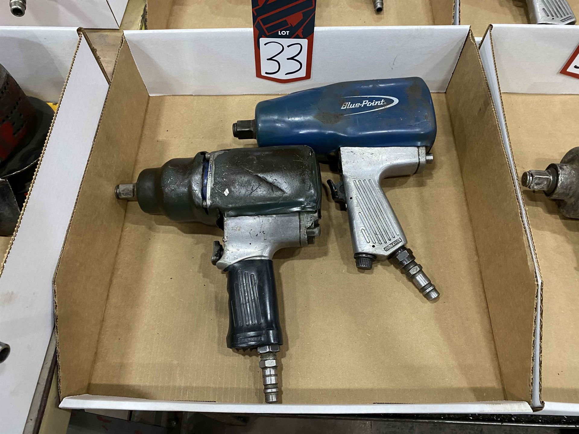 Lot Comprising (2) BLUE POINT 3/4" Pneumatic Impact Guns