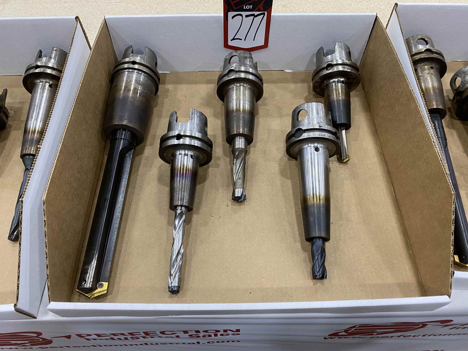 Lot of (5) KM 80 Tool Holders