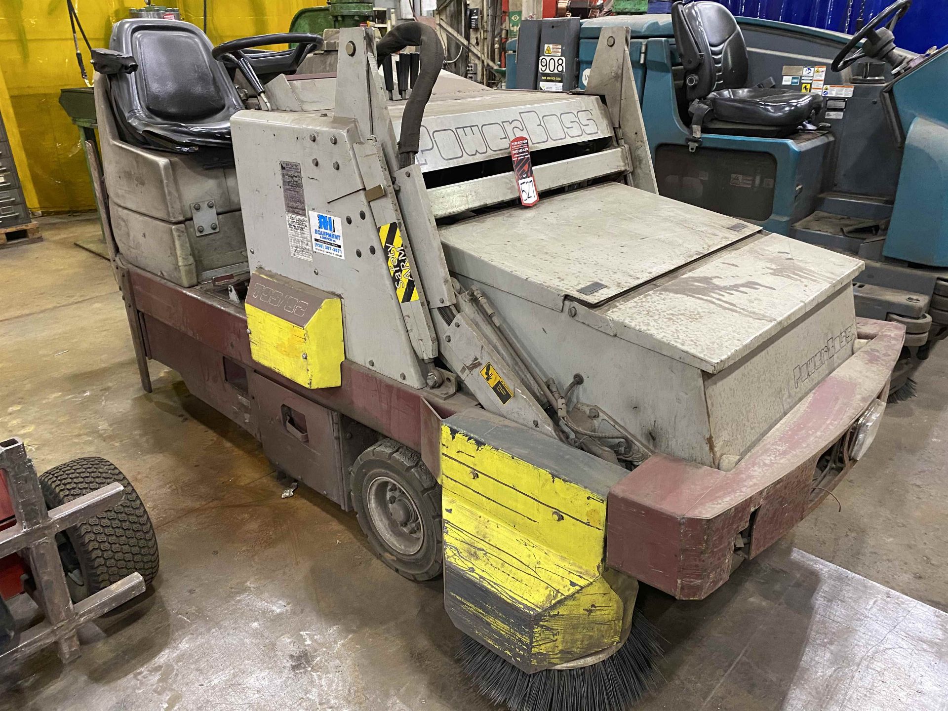 2006 MINUTEMAN POWER BOSS TSS/82 Electric Power Sweeper, s/n 15953066,