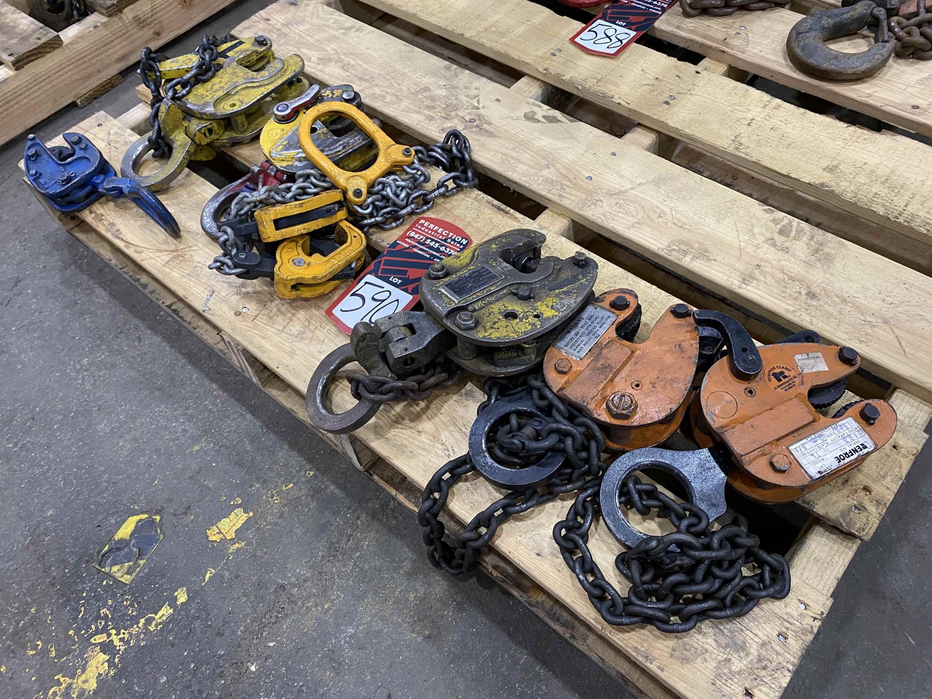 Lot of Assorted Plate Clamps