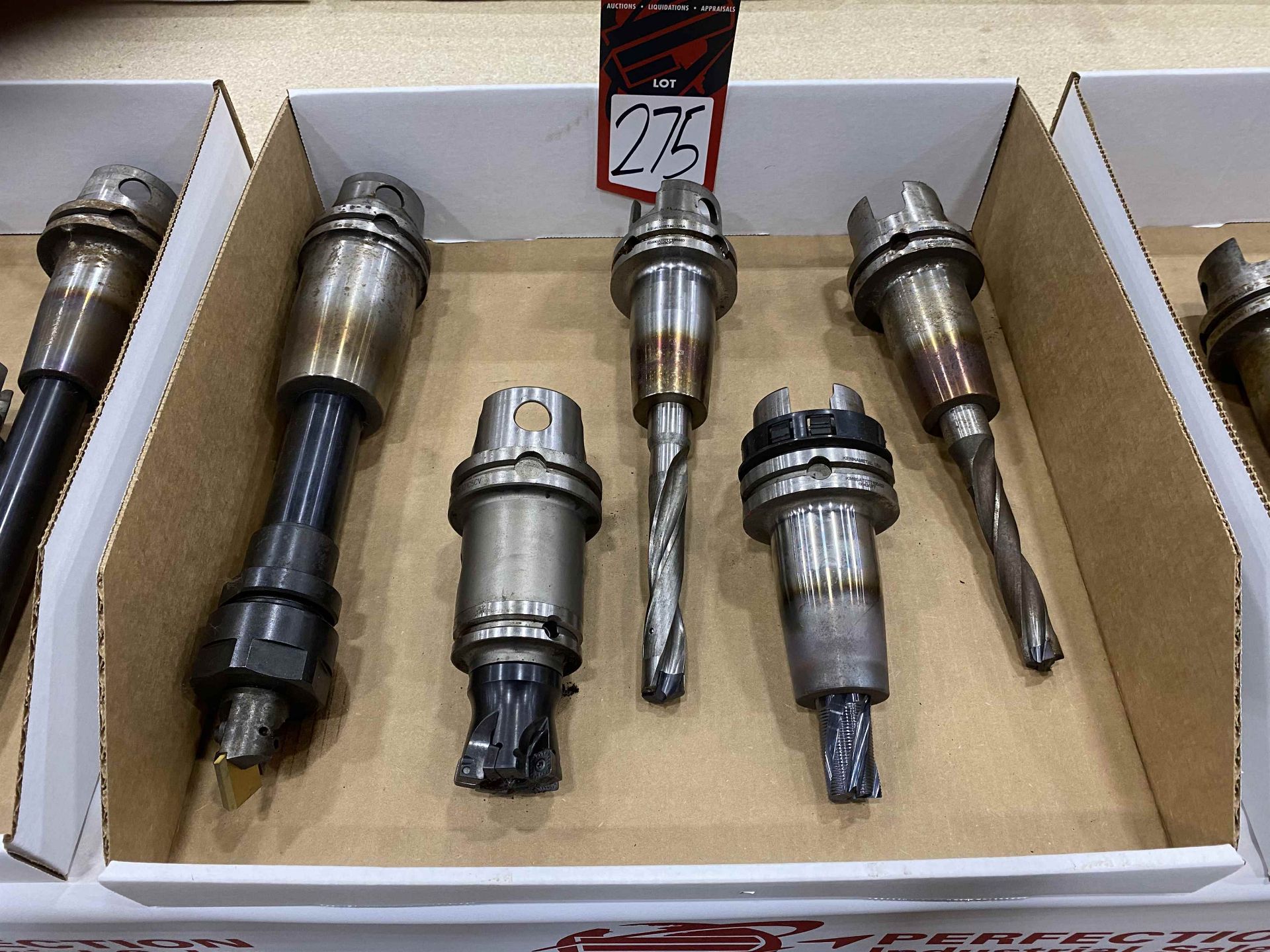 Lot of (5) KM 80 Tool Holders