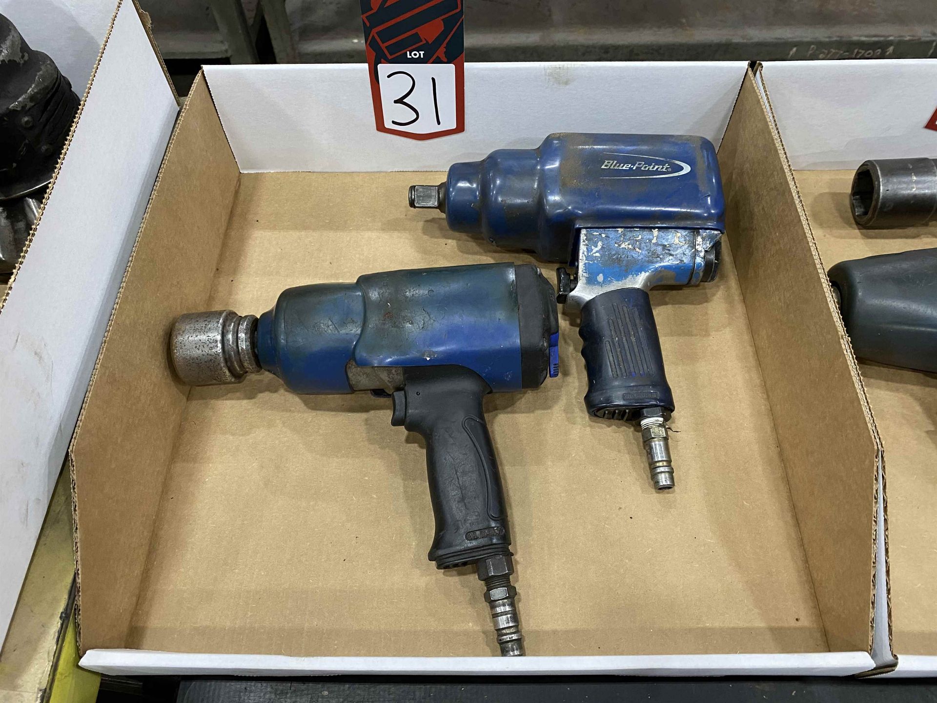 Lot Comprising (2) BLUE POINT 3/4" Pneumatic Impact Guns