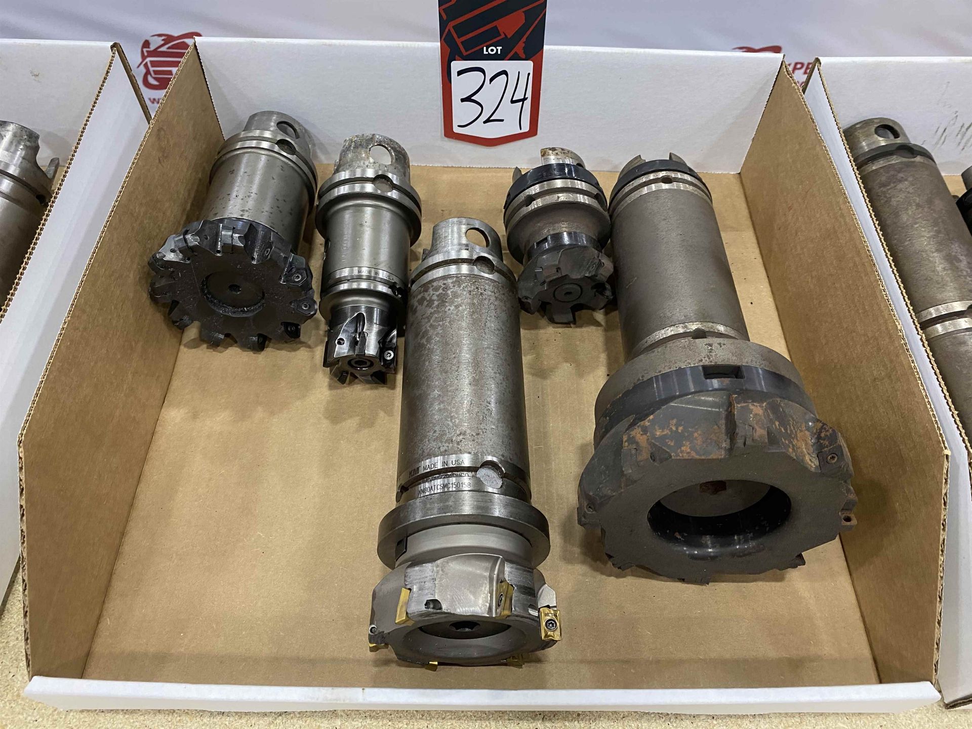 Lot of (5) KM 80 Tool Holders