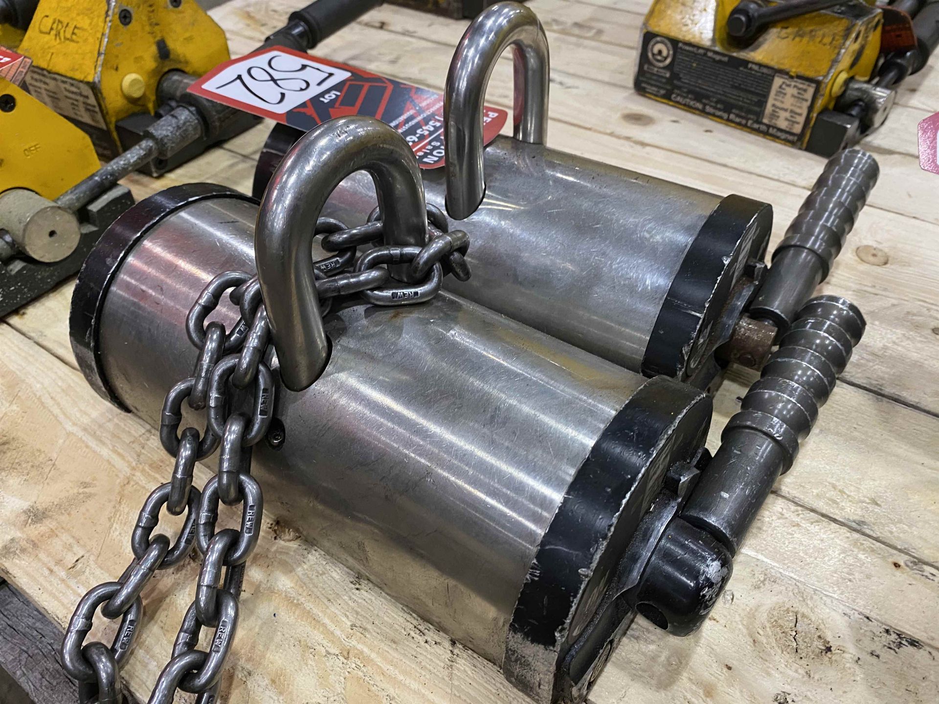 Pair of 1,600 Lb. Lifting Magnets - Image 3 of 3