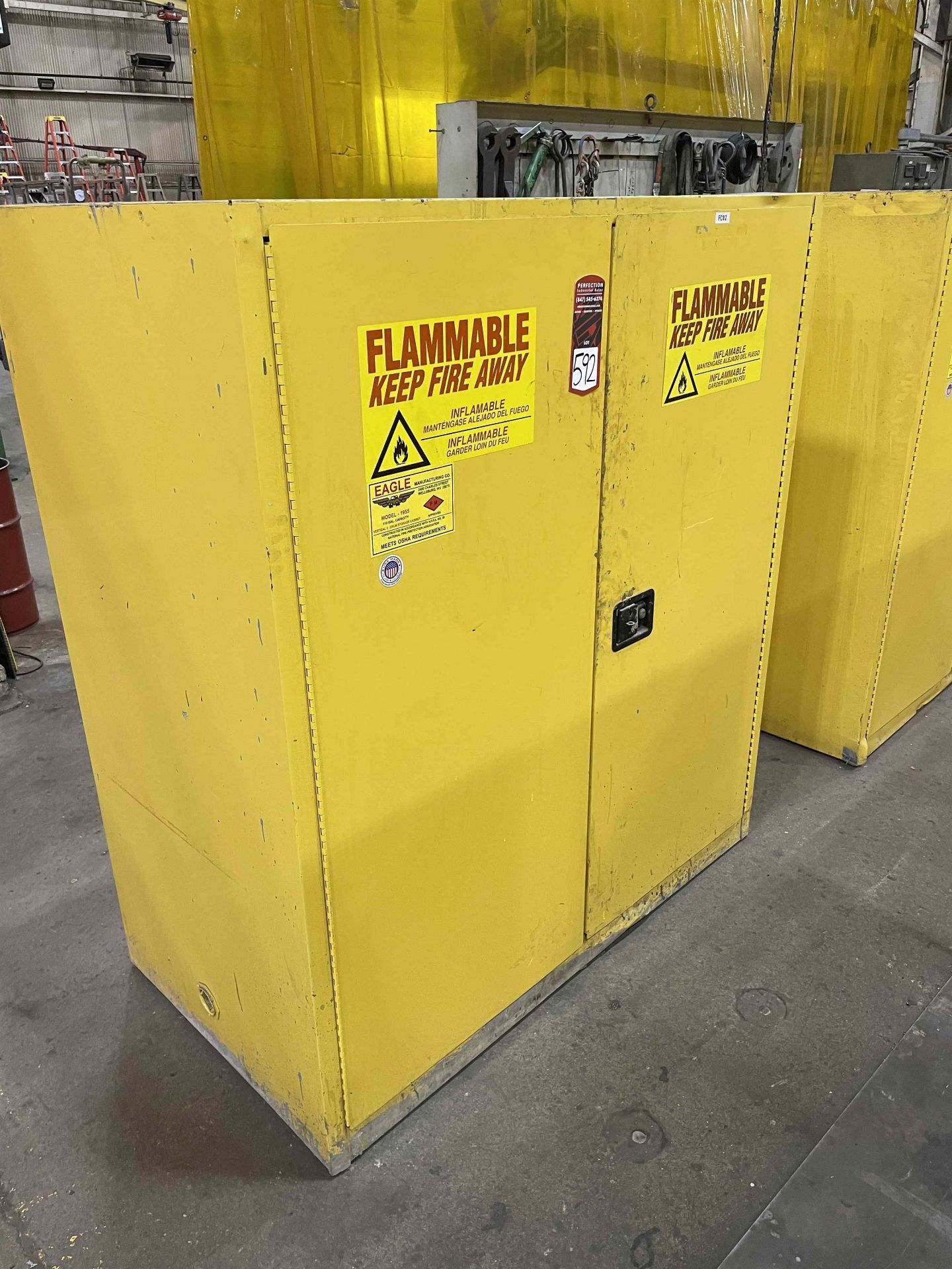 EAGLE 1955 110-Gallon Flammable Liquids Cabinet