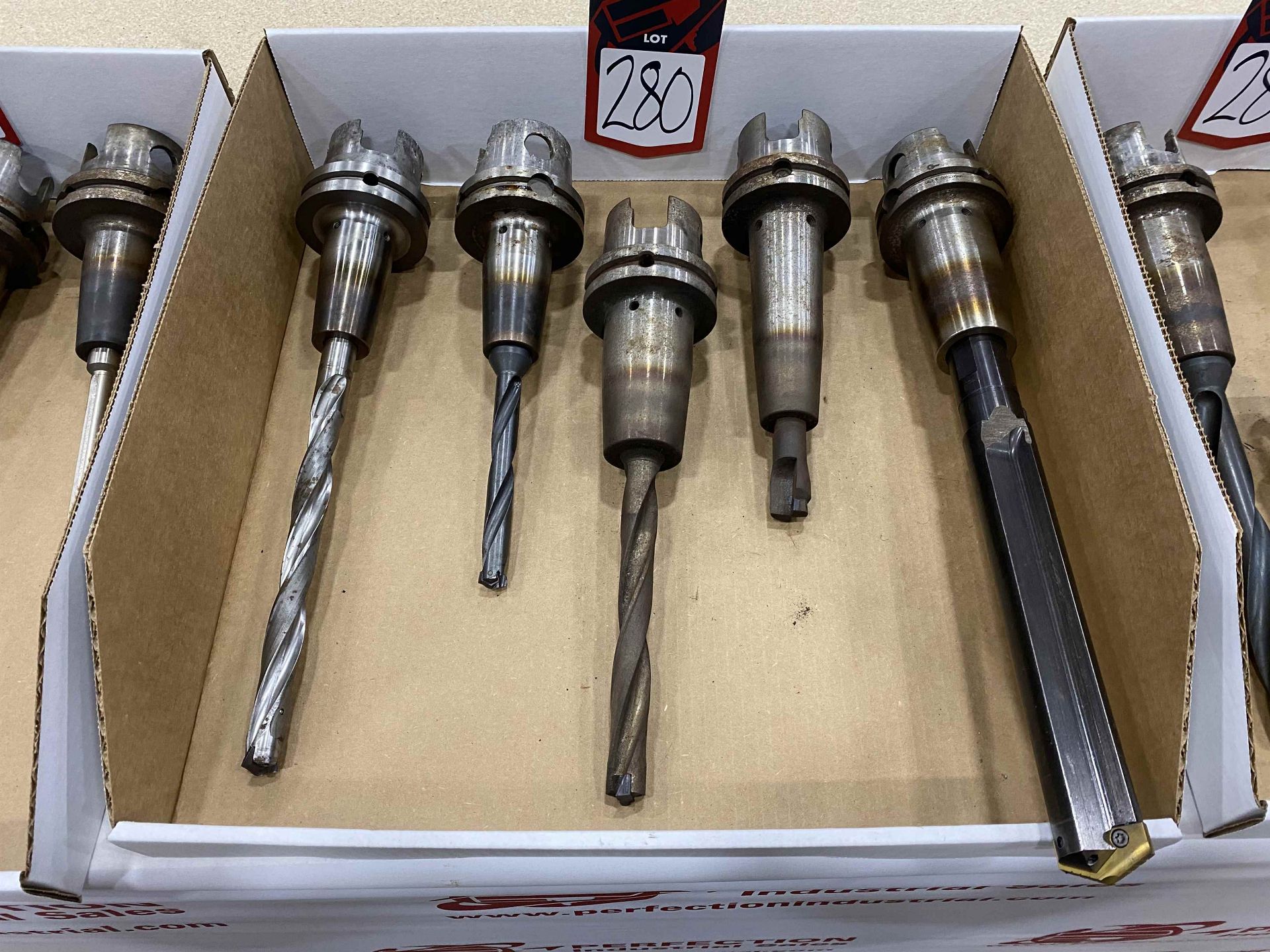 Lot of (5) KM 80 Tool Holders